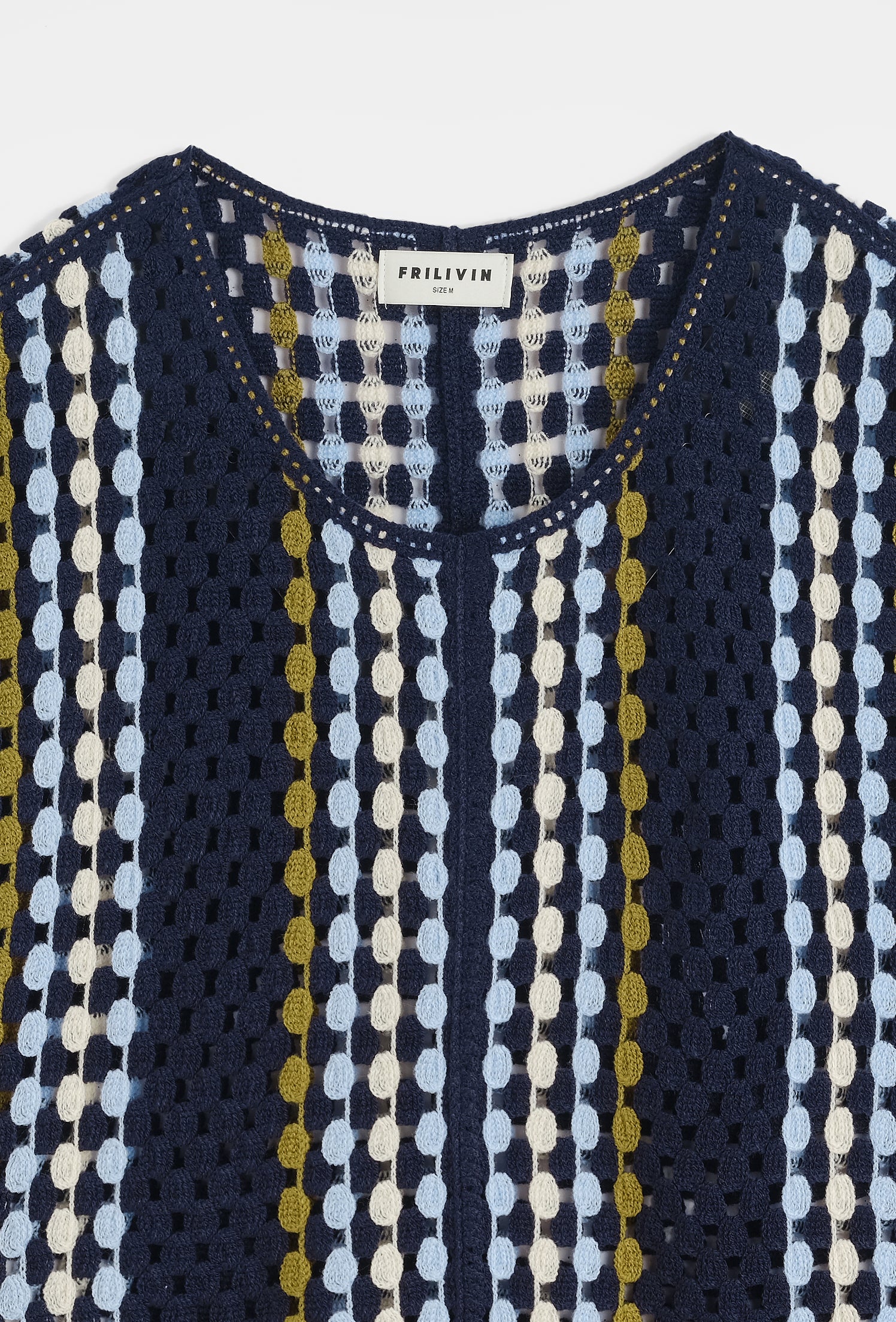 Chemise crochet sans manches