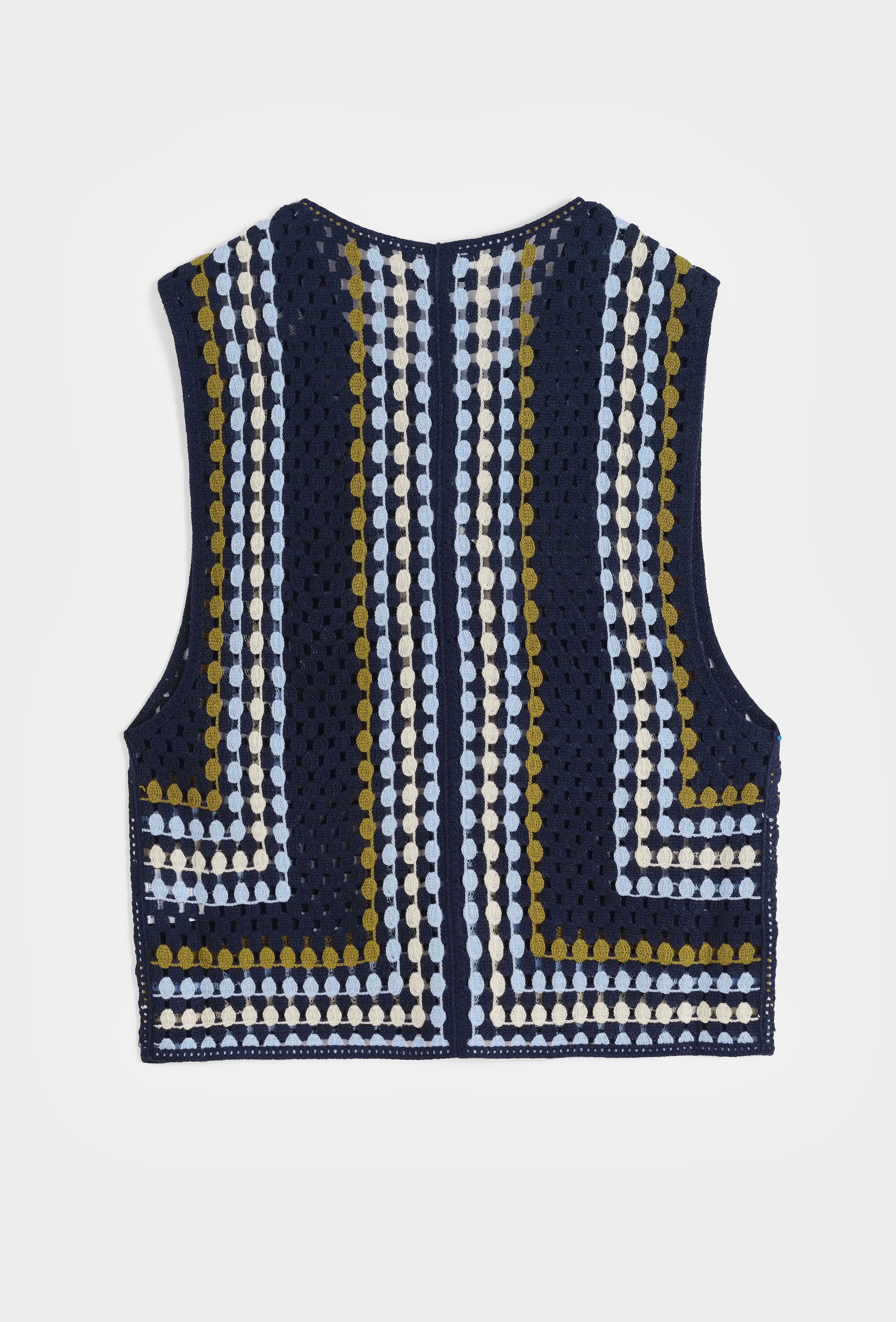 Chemise crochet sans manches