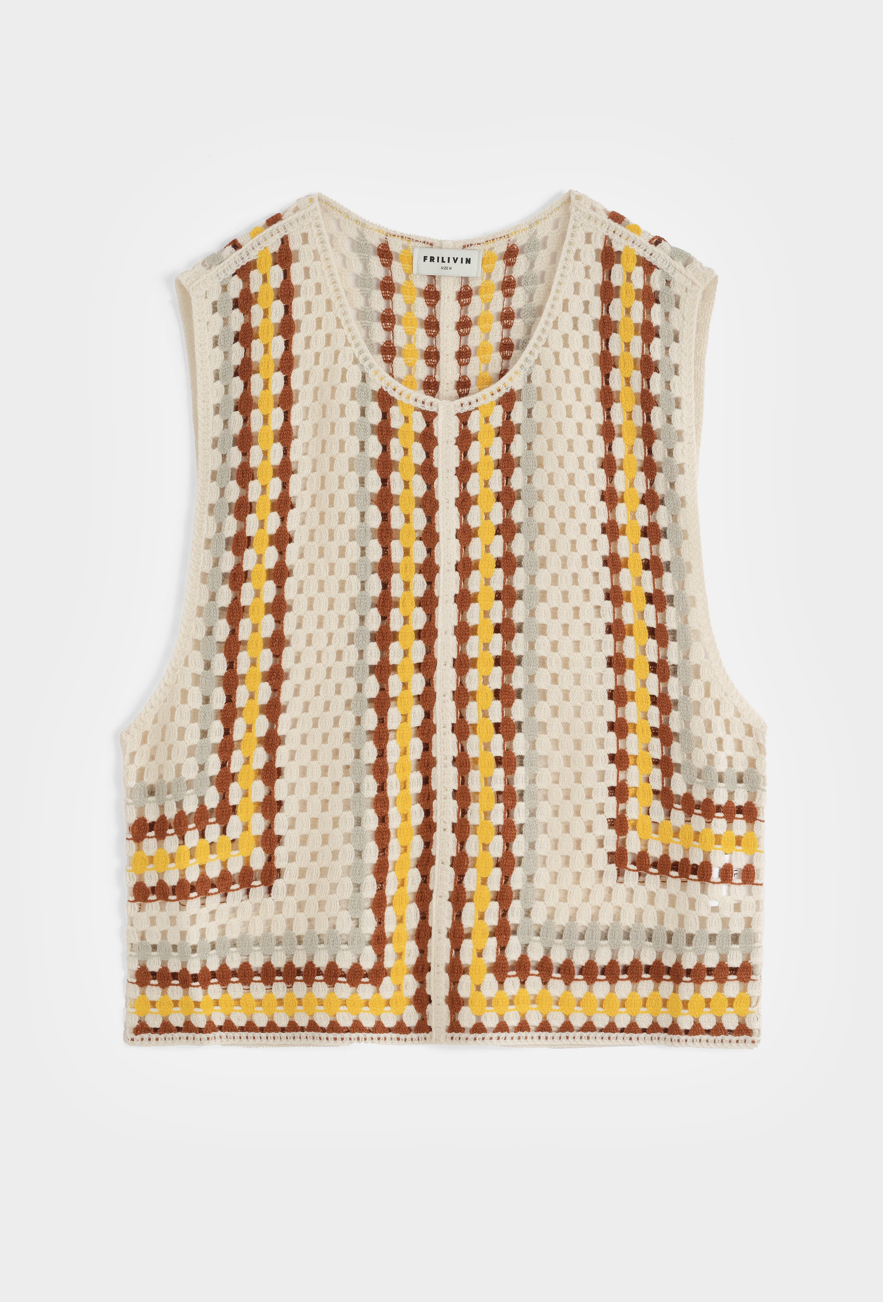 Chemise crochet sans manches