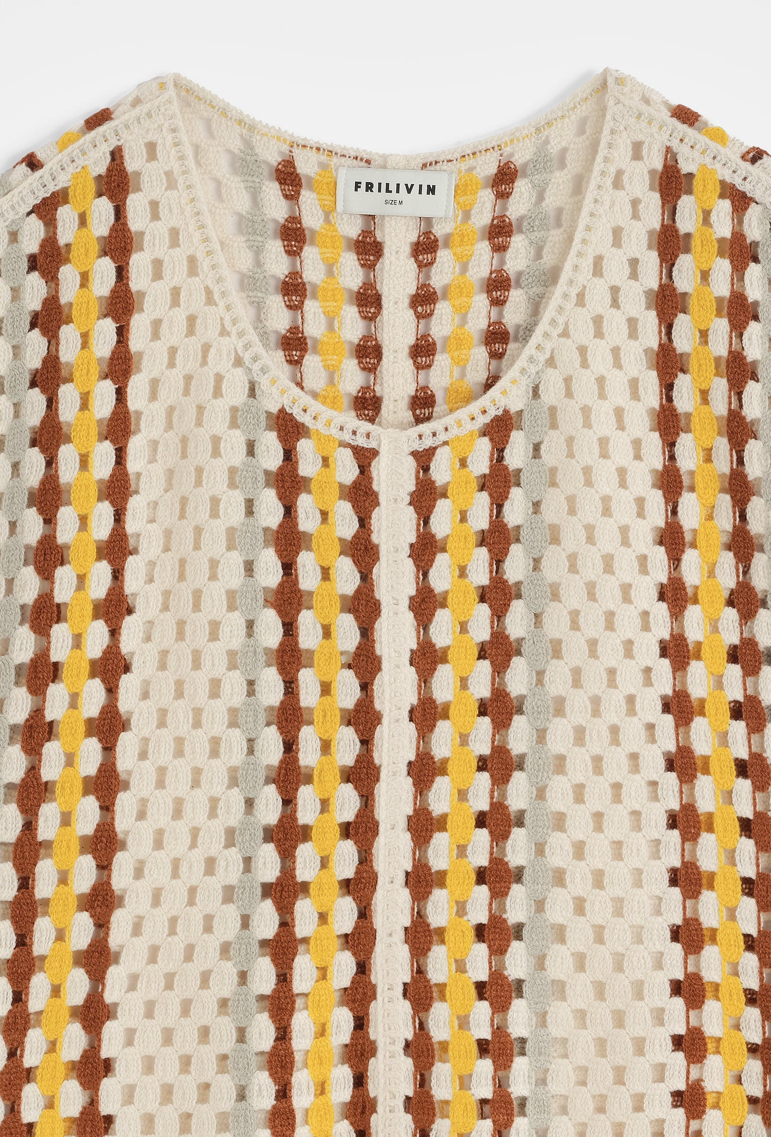 Chemise crochet sans manches