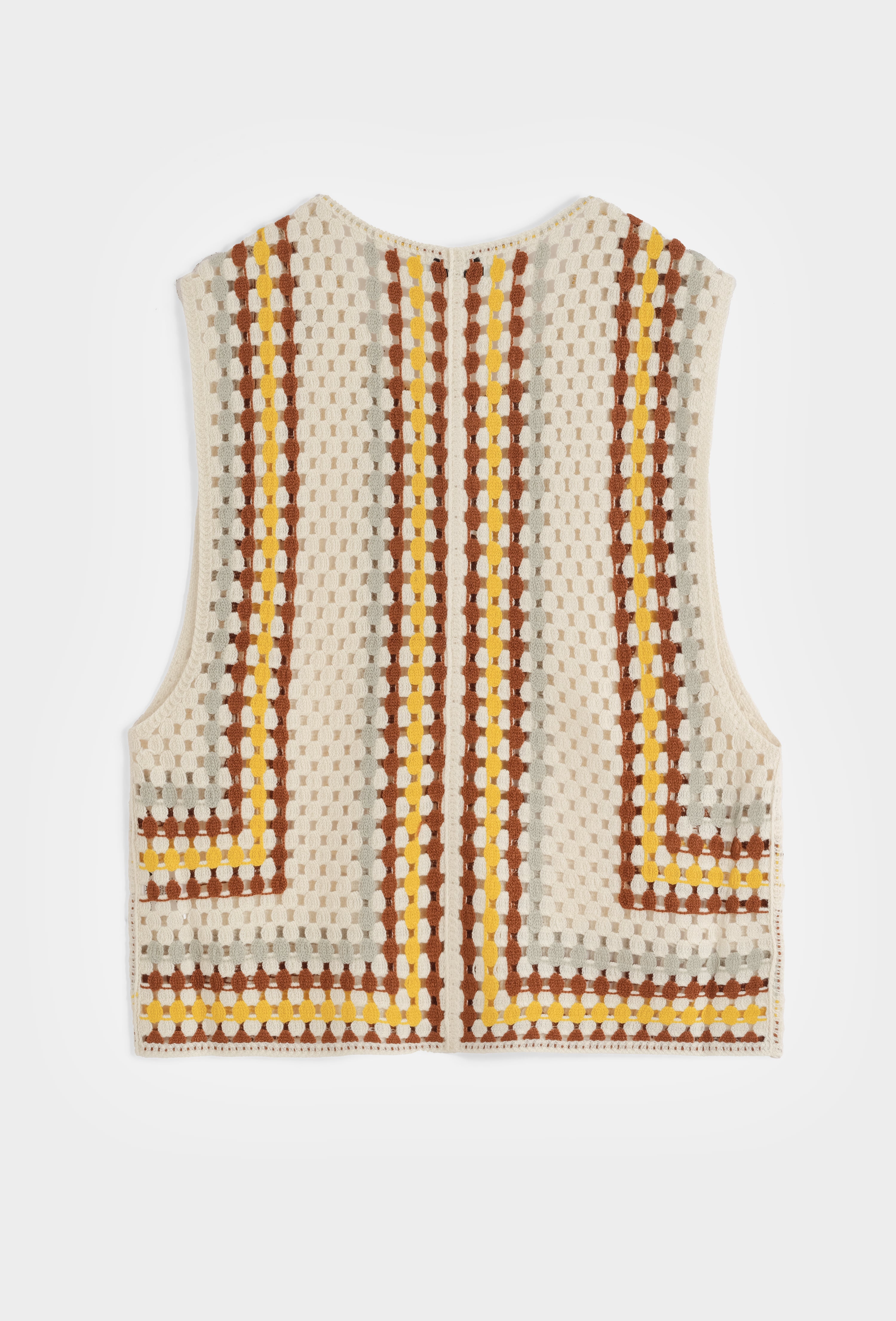Chemise crochet sans manches