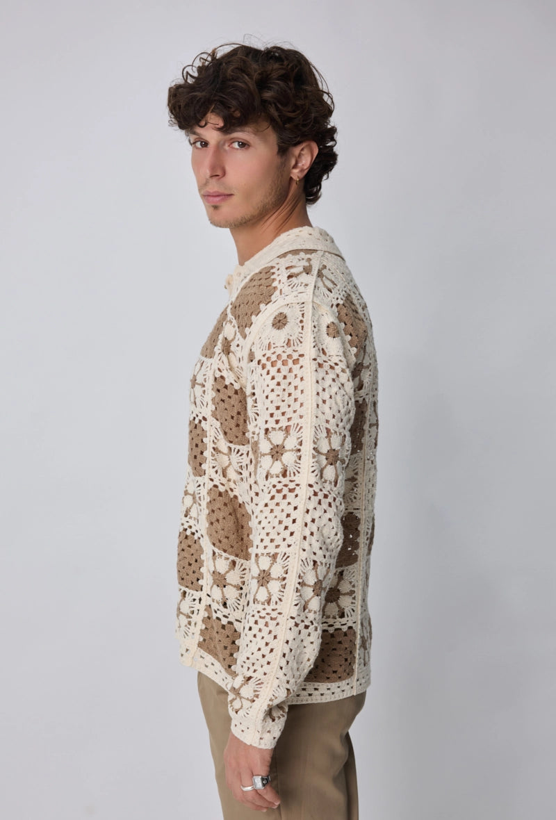 Chemise homme avec fermeture boutonnée