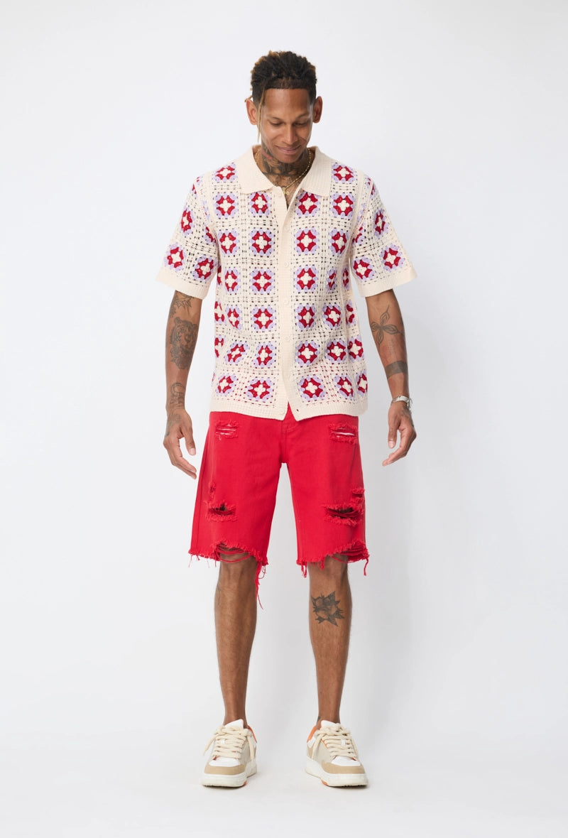 Chemise à manches courtes