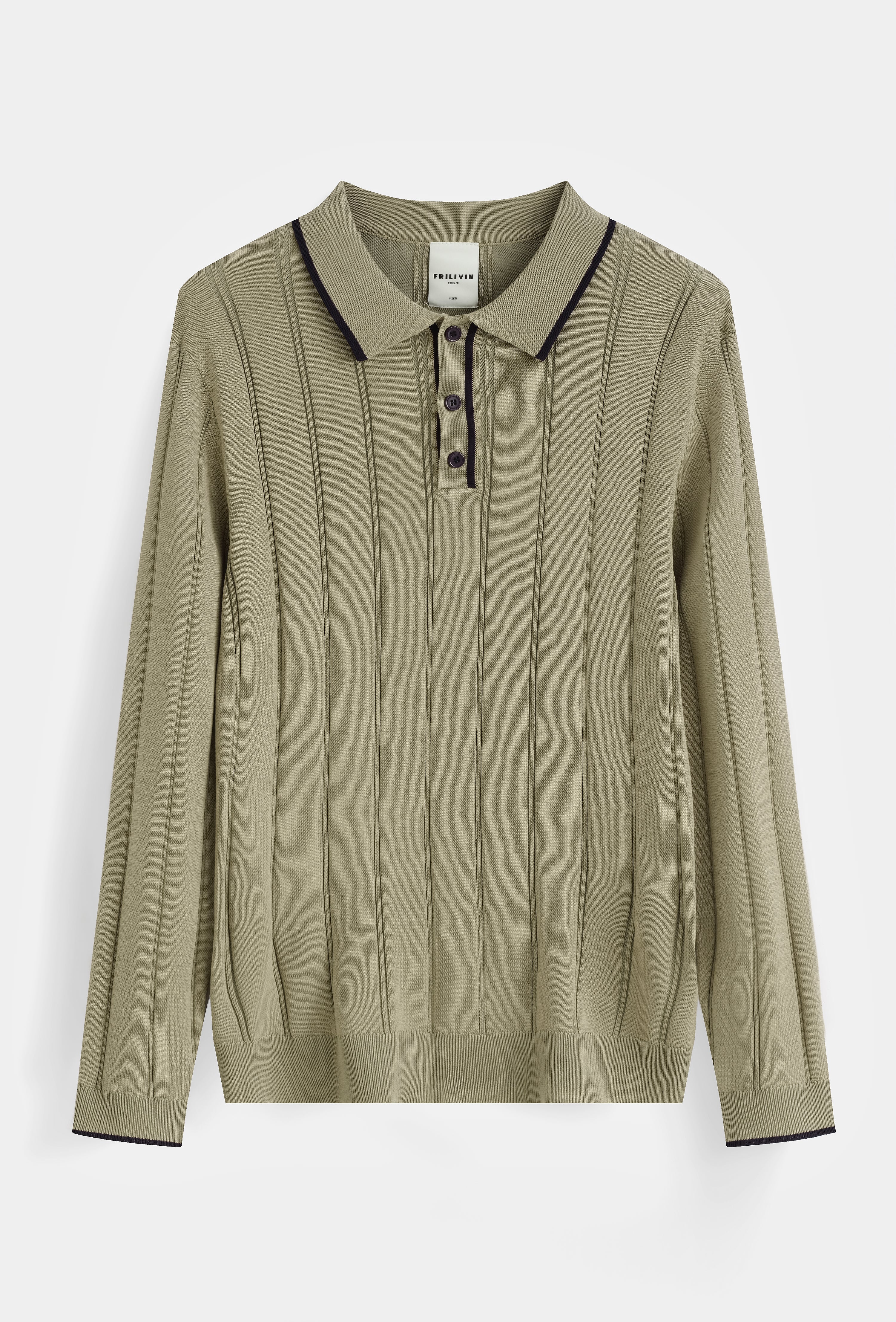Polo tricoté col classique