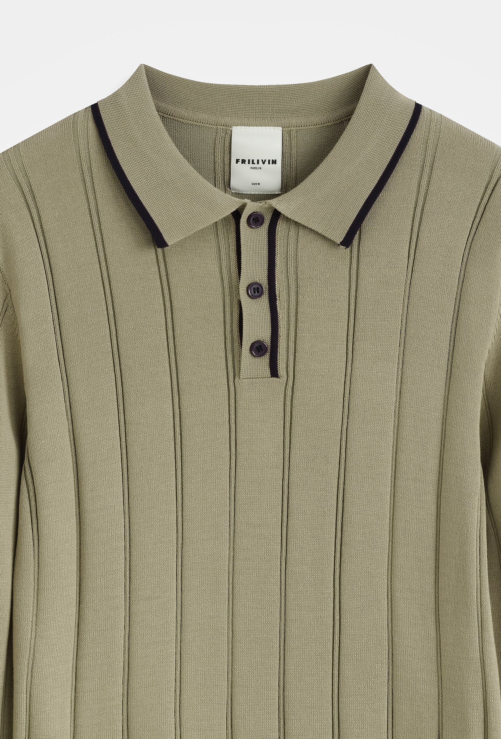 Polo tricoté col classique