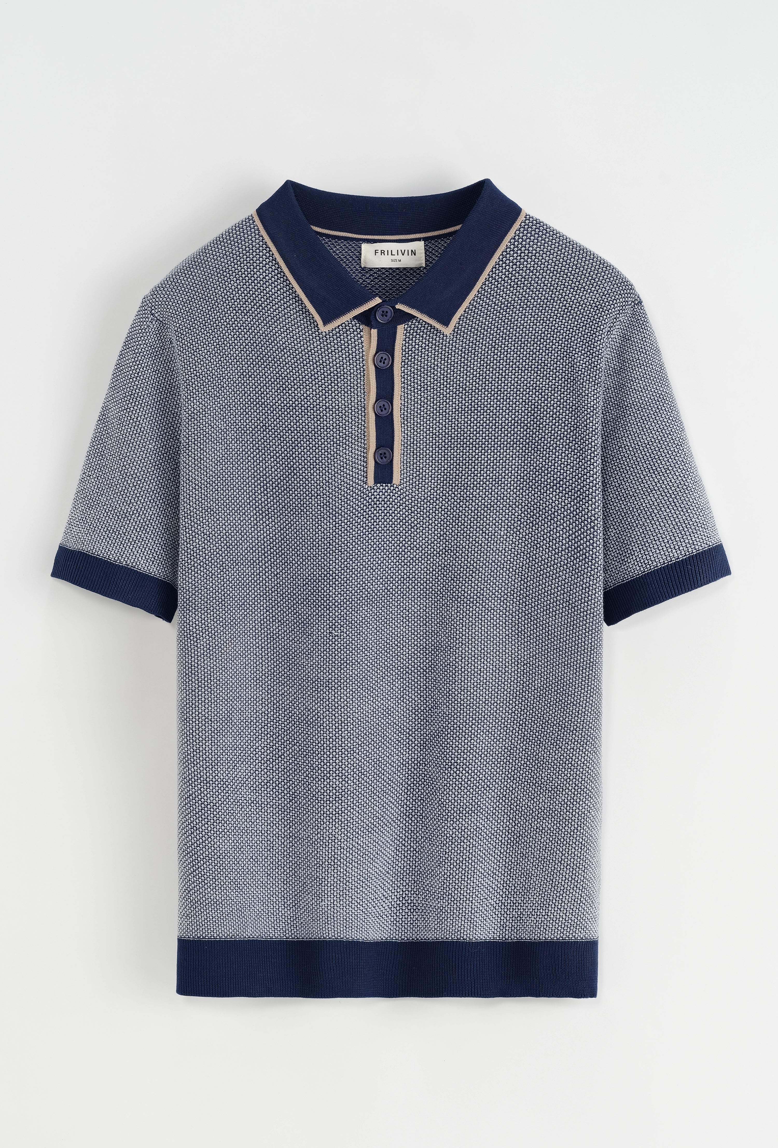 Polo en maille à manches courtes