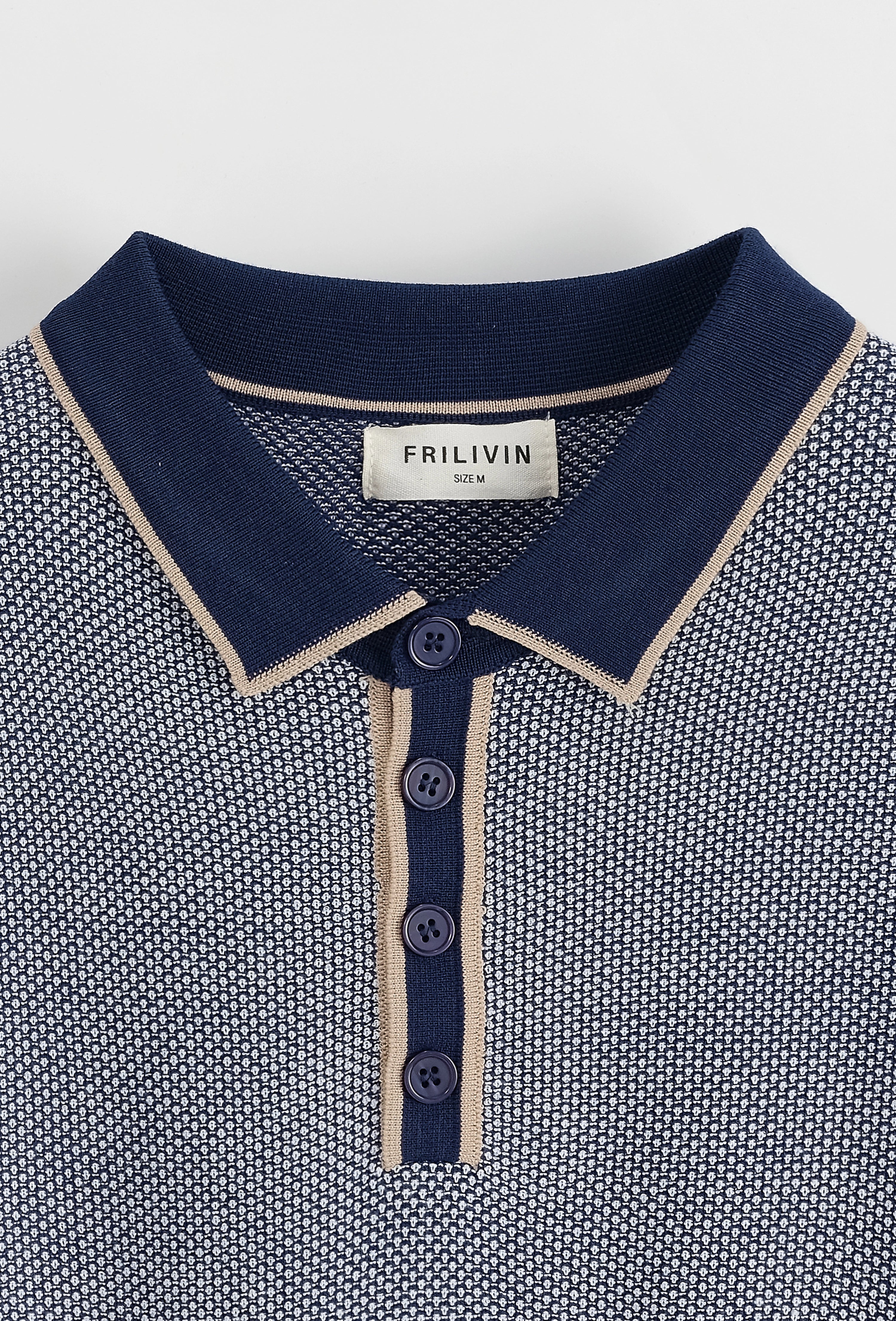 Polo en maille à manches courtes