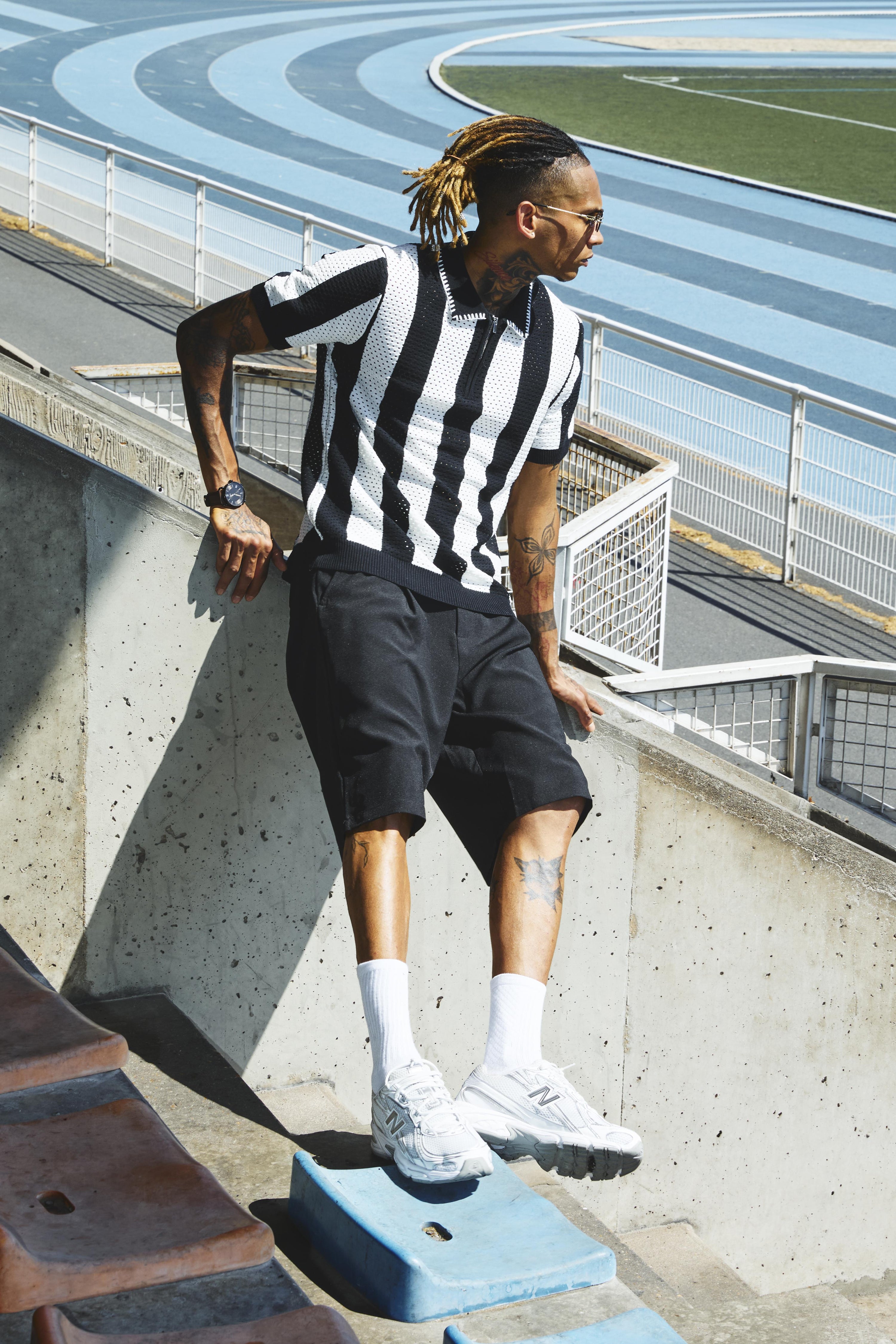 Polo rayés