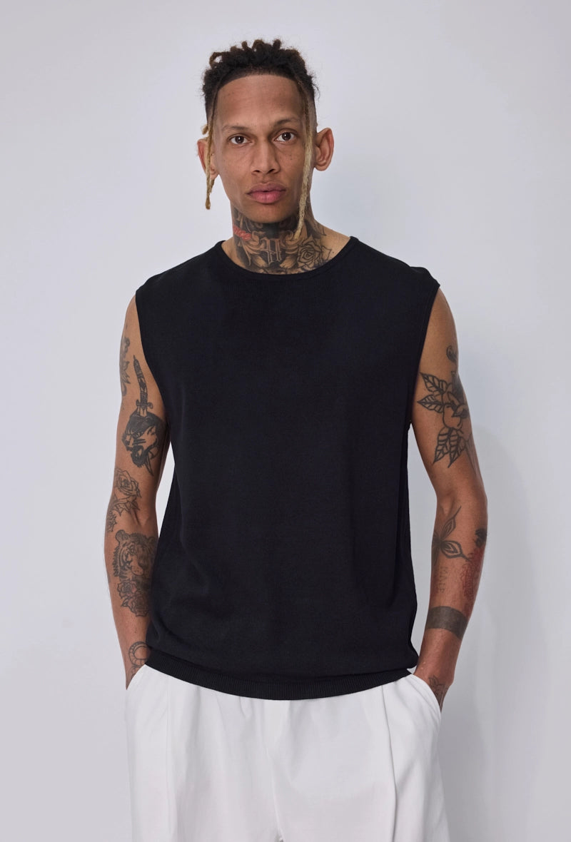 T-shirt sans manches minimaliste