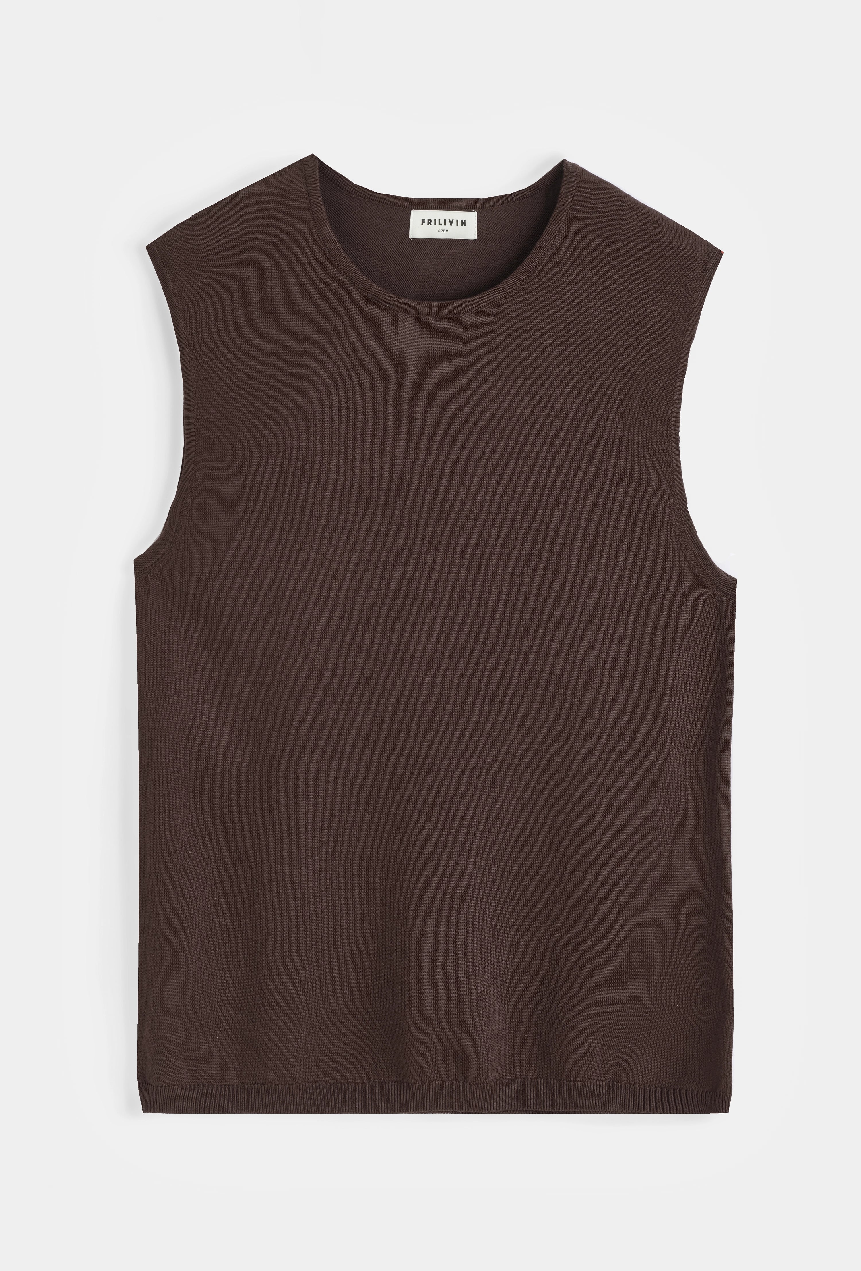 T-shirt sans manches minimaliste