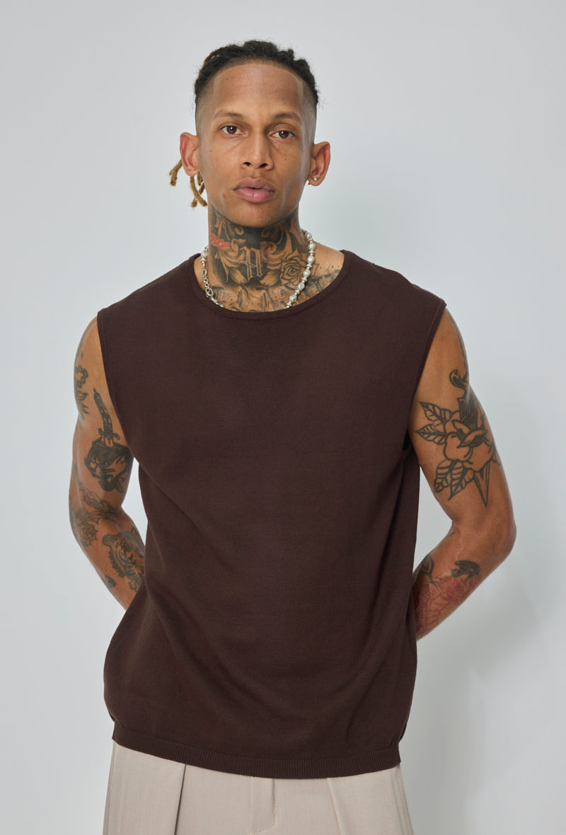 T-shirt sans manches minimaliste