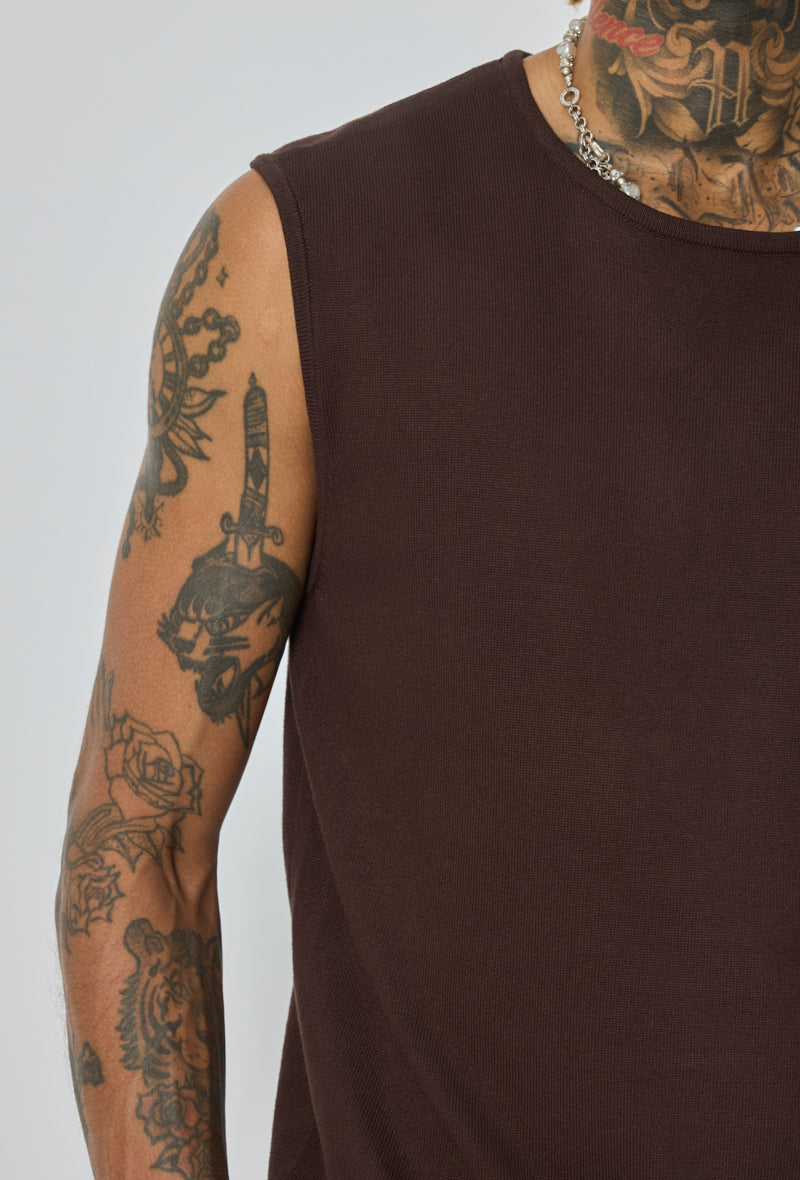 T-shirt sans manches minimaliste