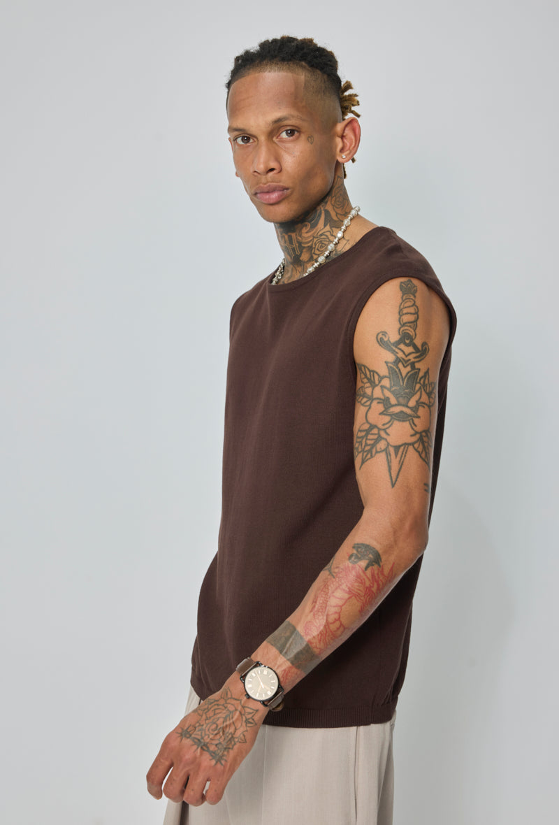 T-shirt sans manches minimaliste