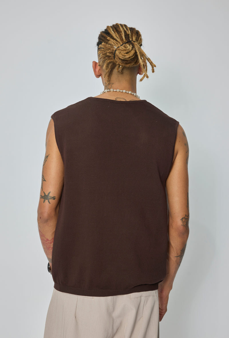 T-shirt sans manches minimaliste