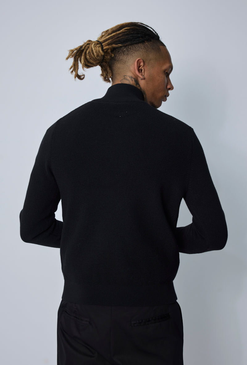 Veste col montant zippée