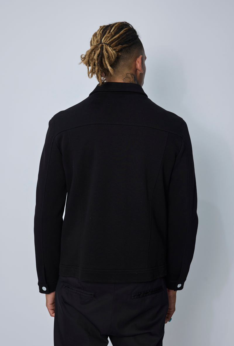 Veste col montant zippée