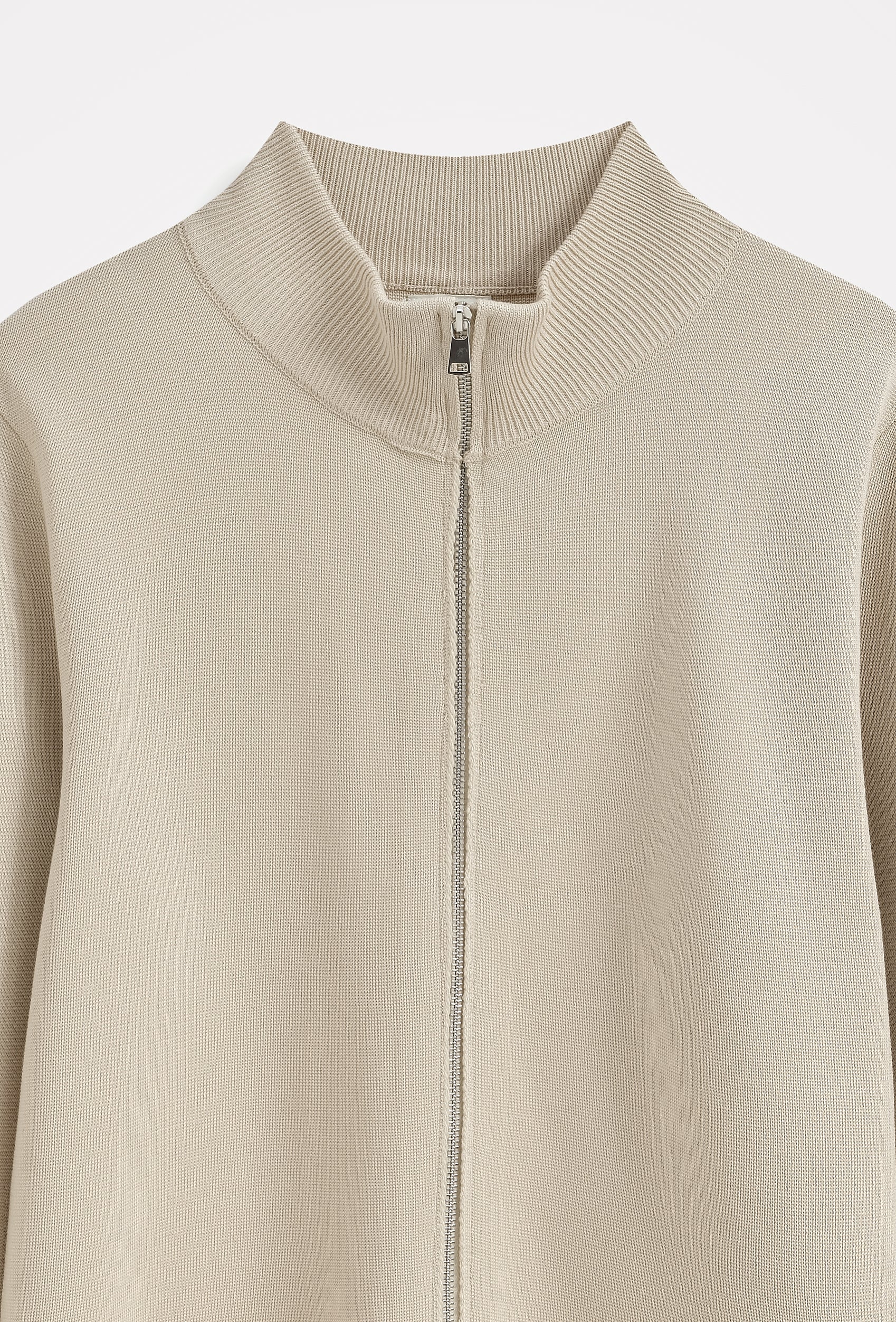 Veste col montant zippée