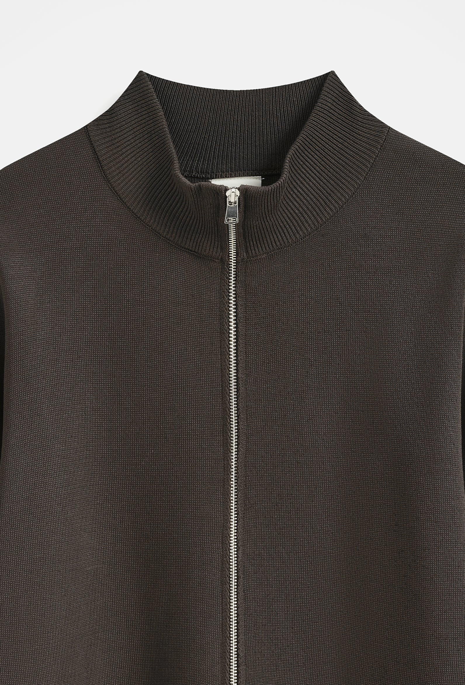 Veste col montant zippée