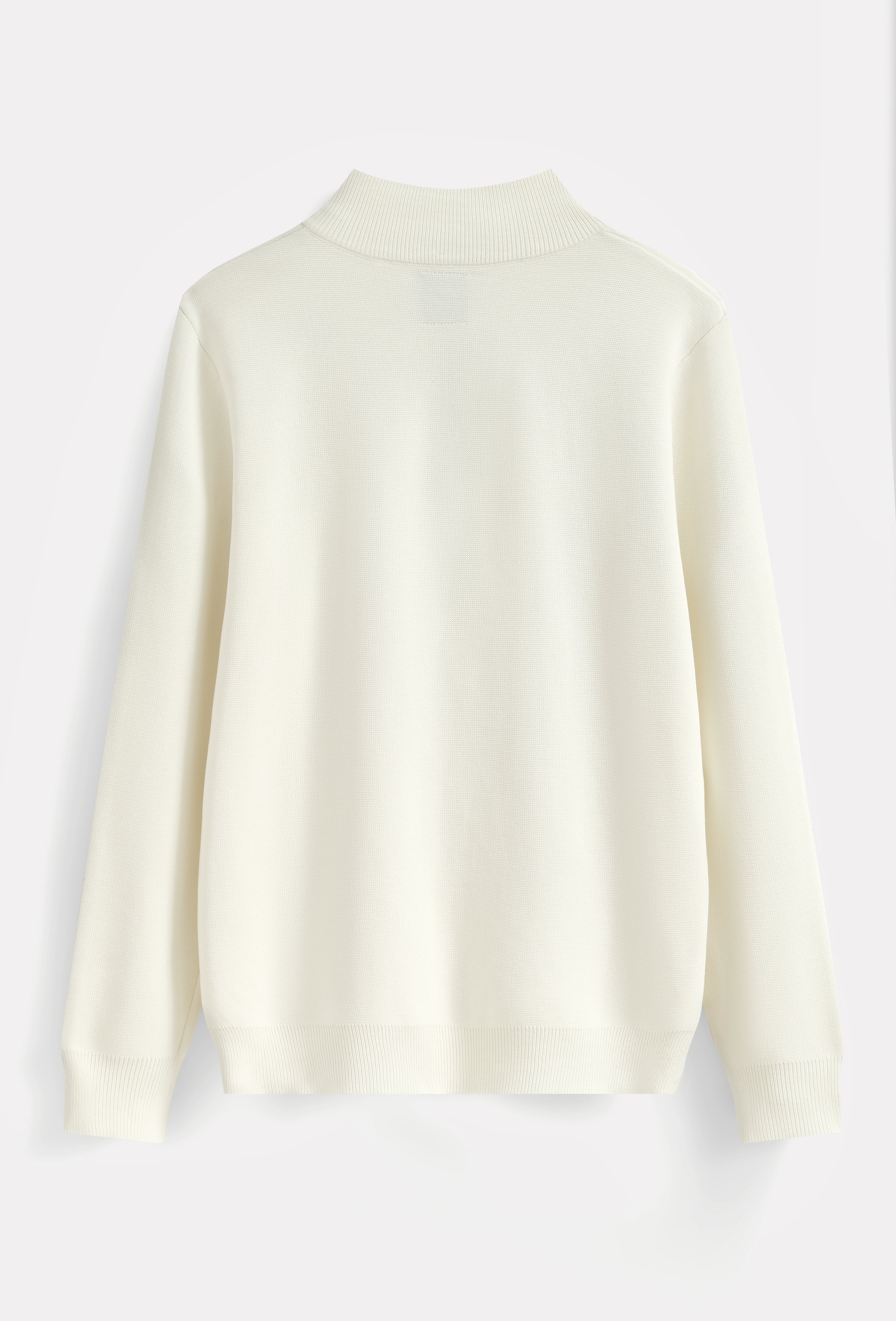 Pull col montant zippé