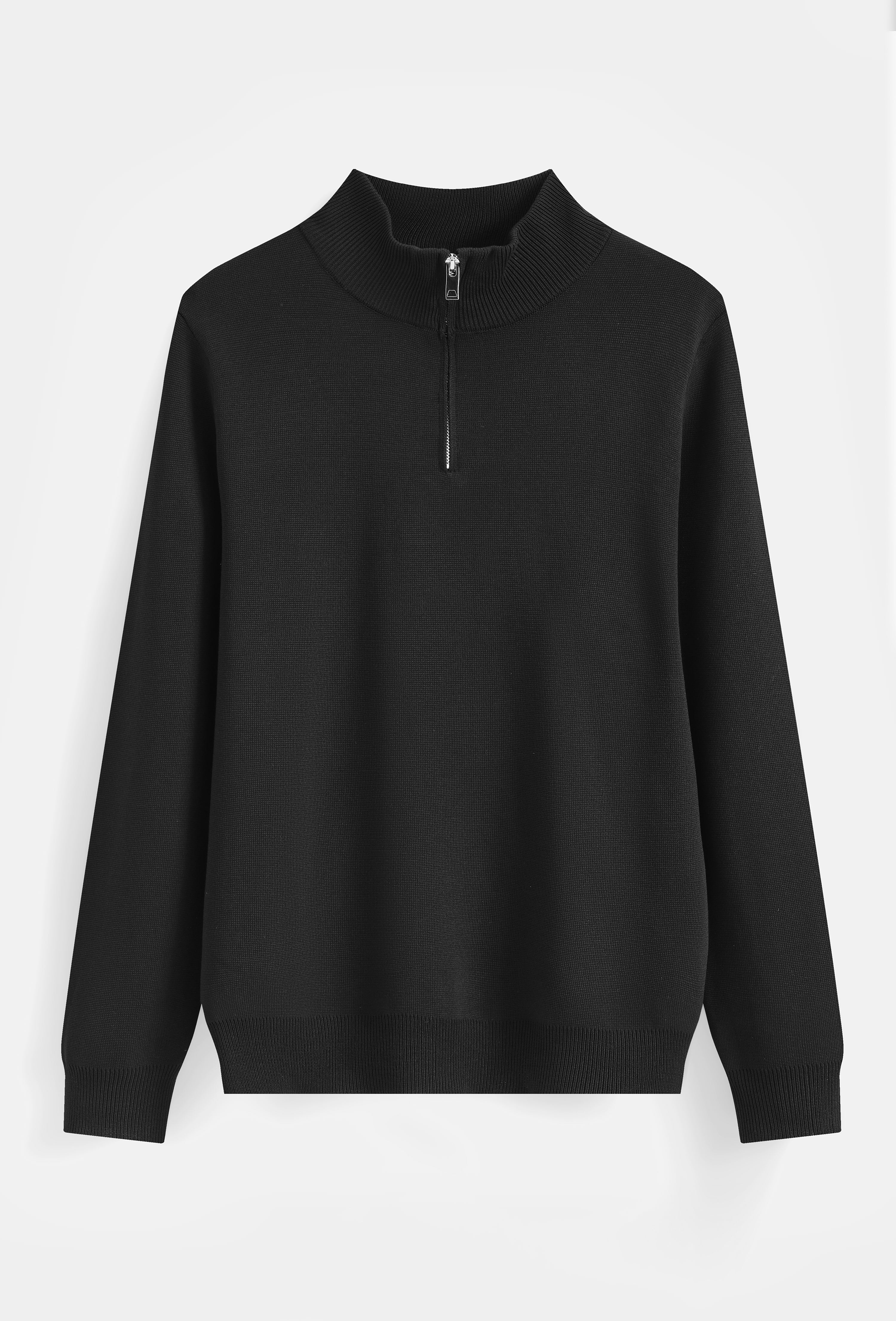 Pull col montant zippé