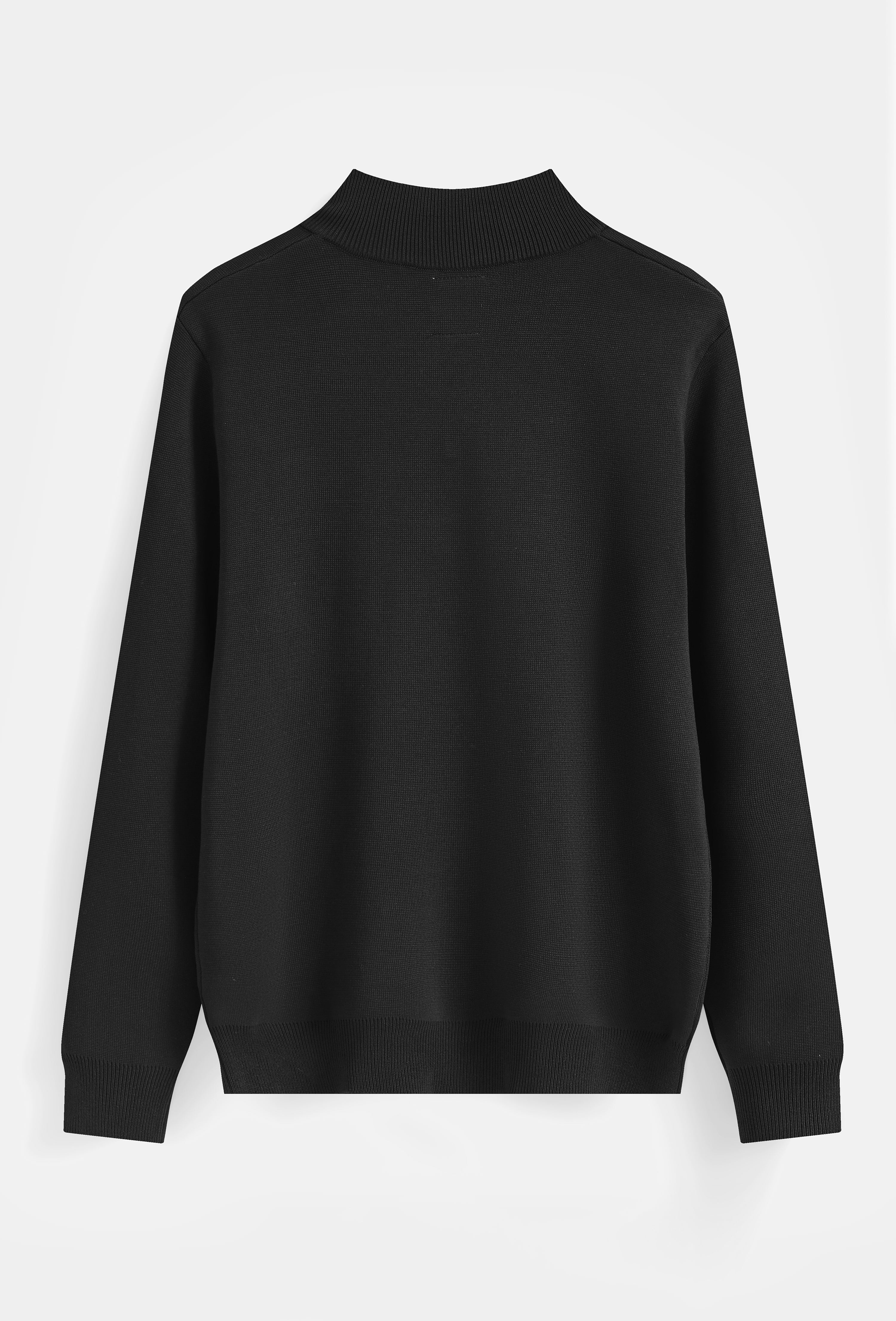 Pull col montant zippé