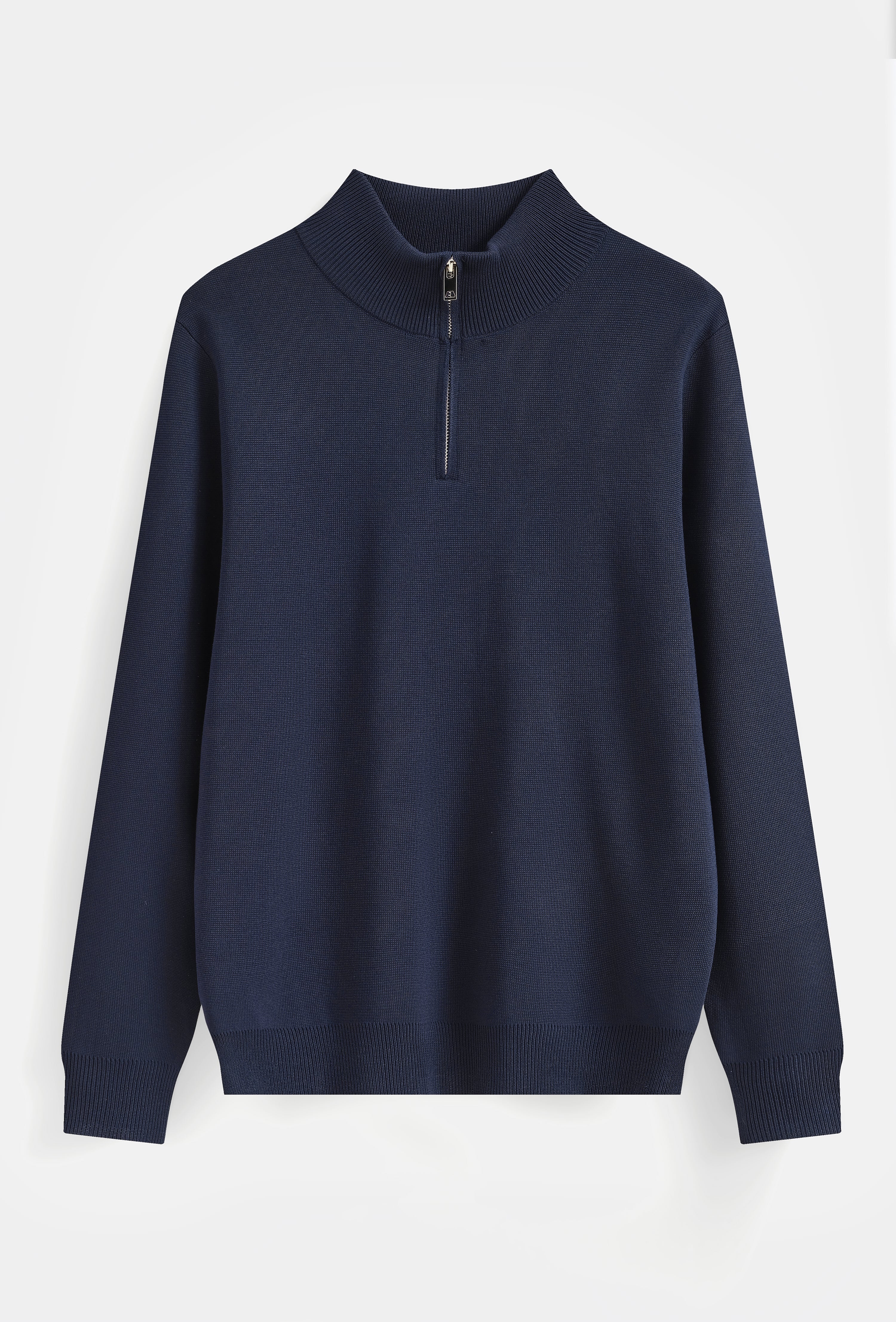 Pull col montant zippé