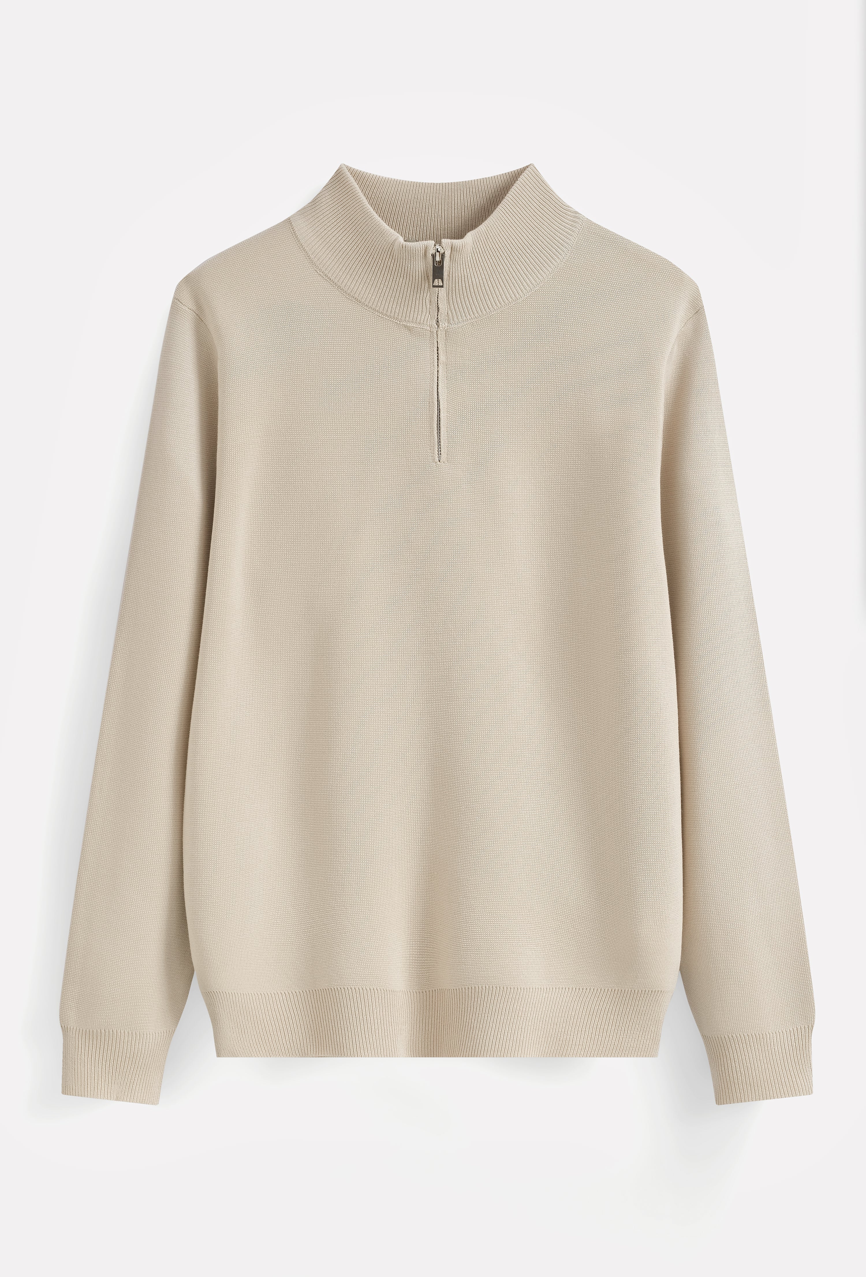 Pull col montant zippé