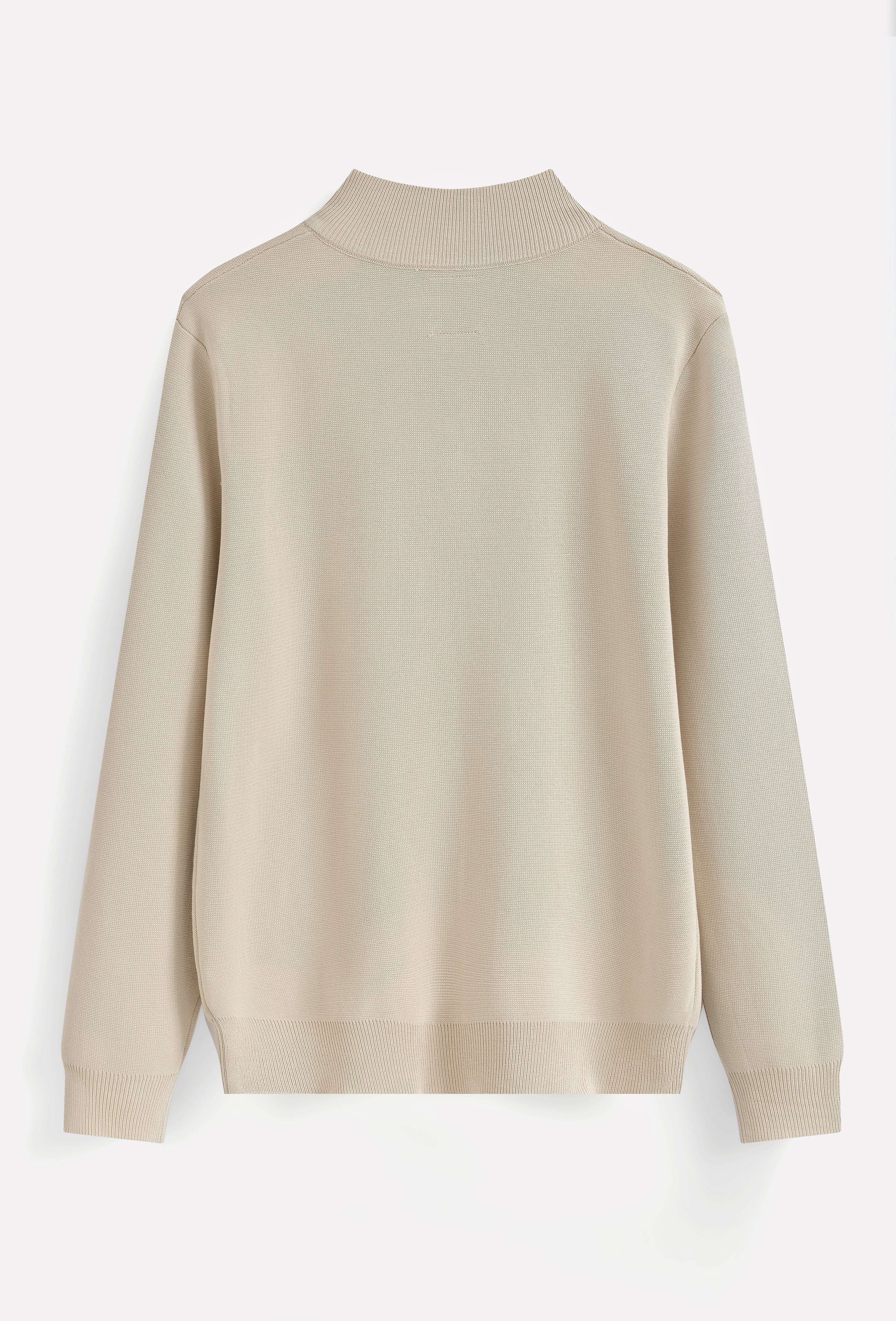 Pull col montant zippé