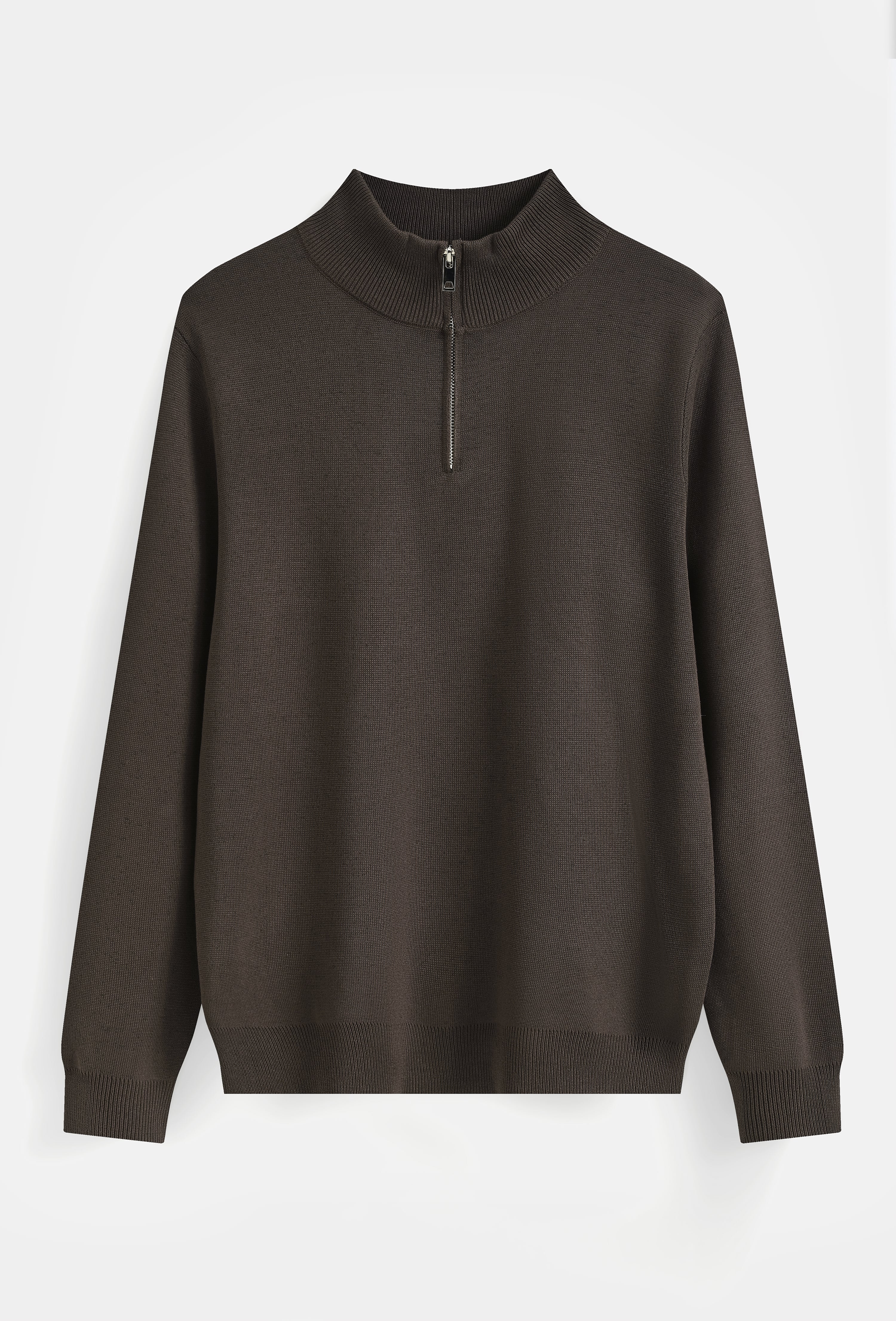 Pull col montant zippé
