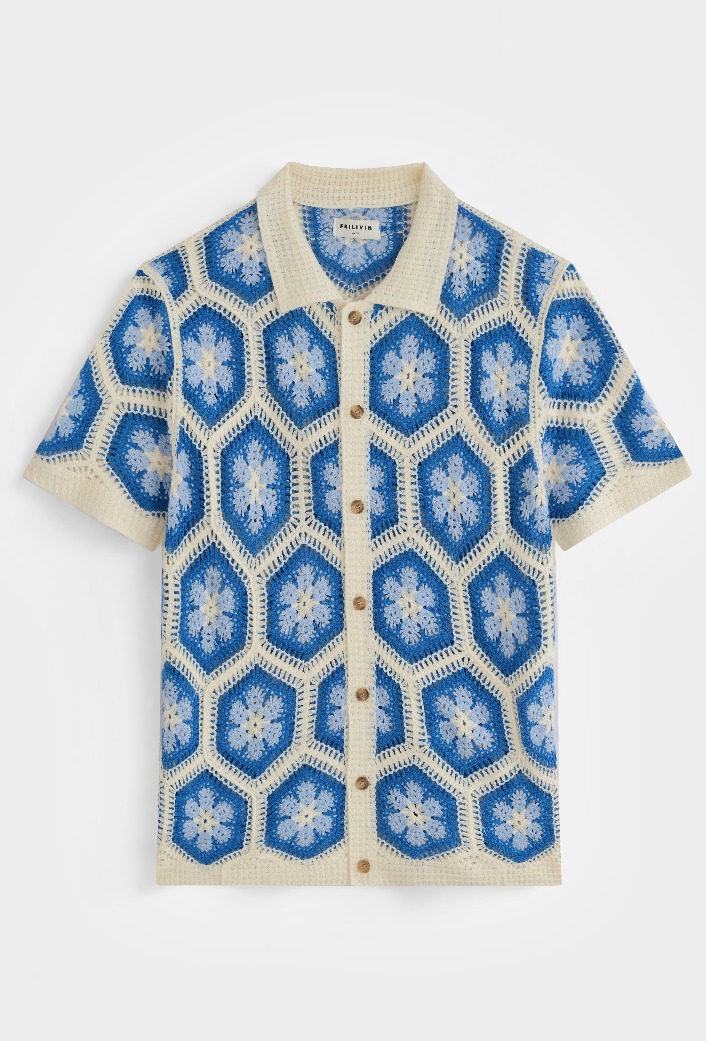 Chemise tricot motif floral