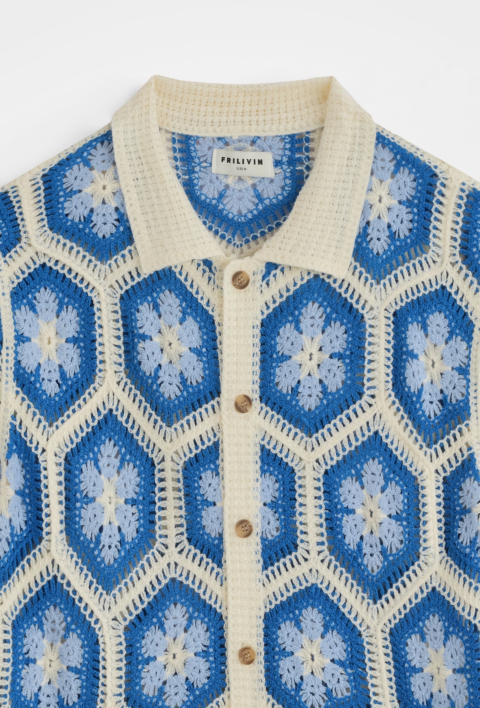 Chemise tricot motif floral
