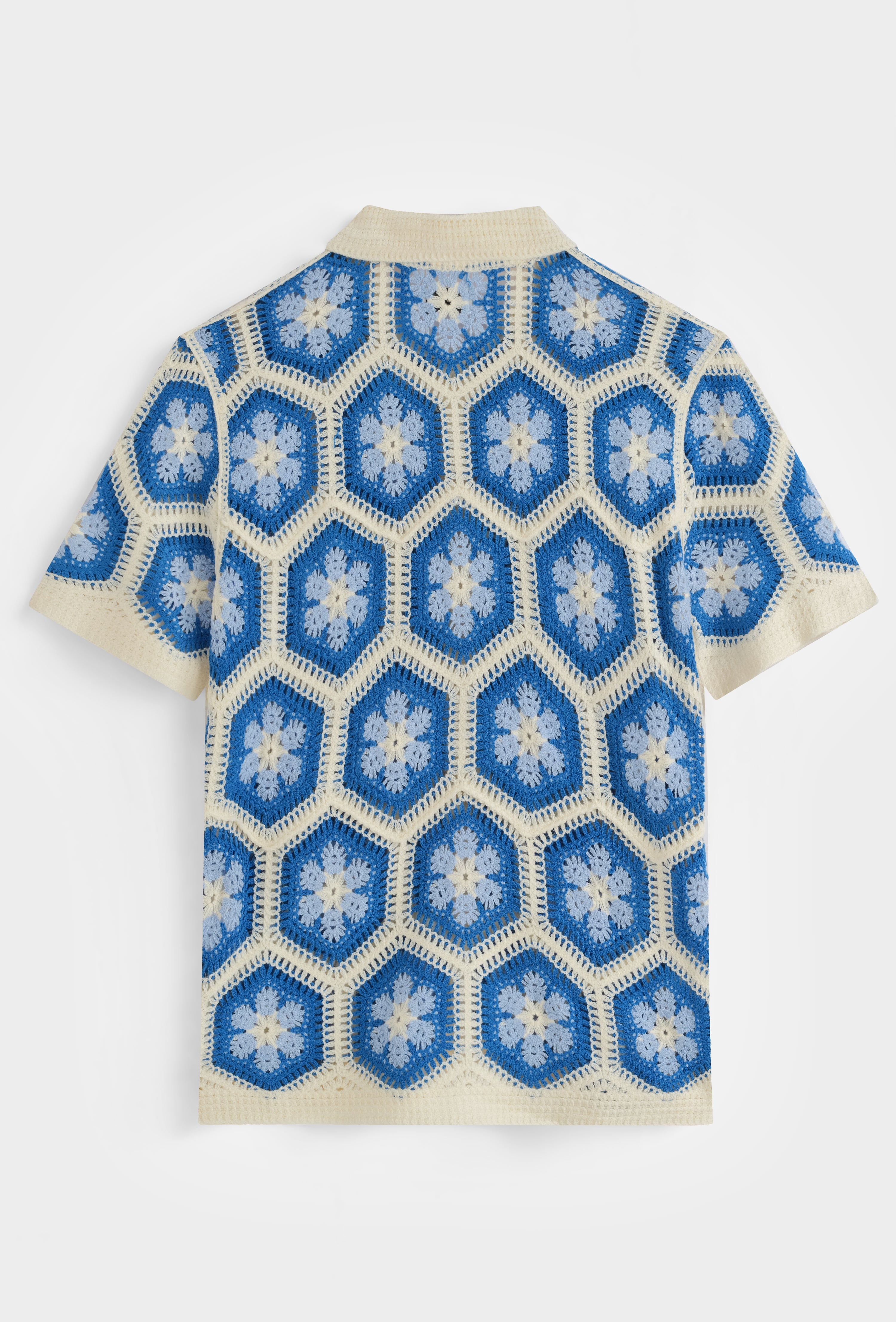 Chemise tricot motif floral