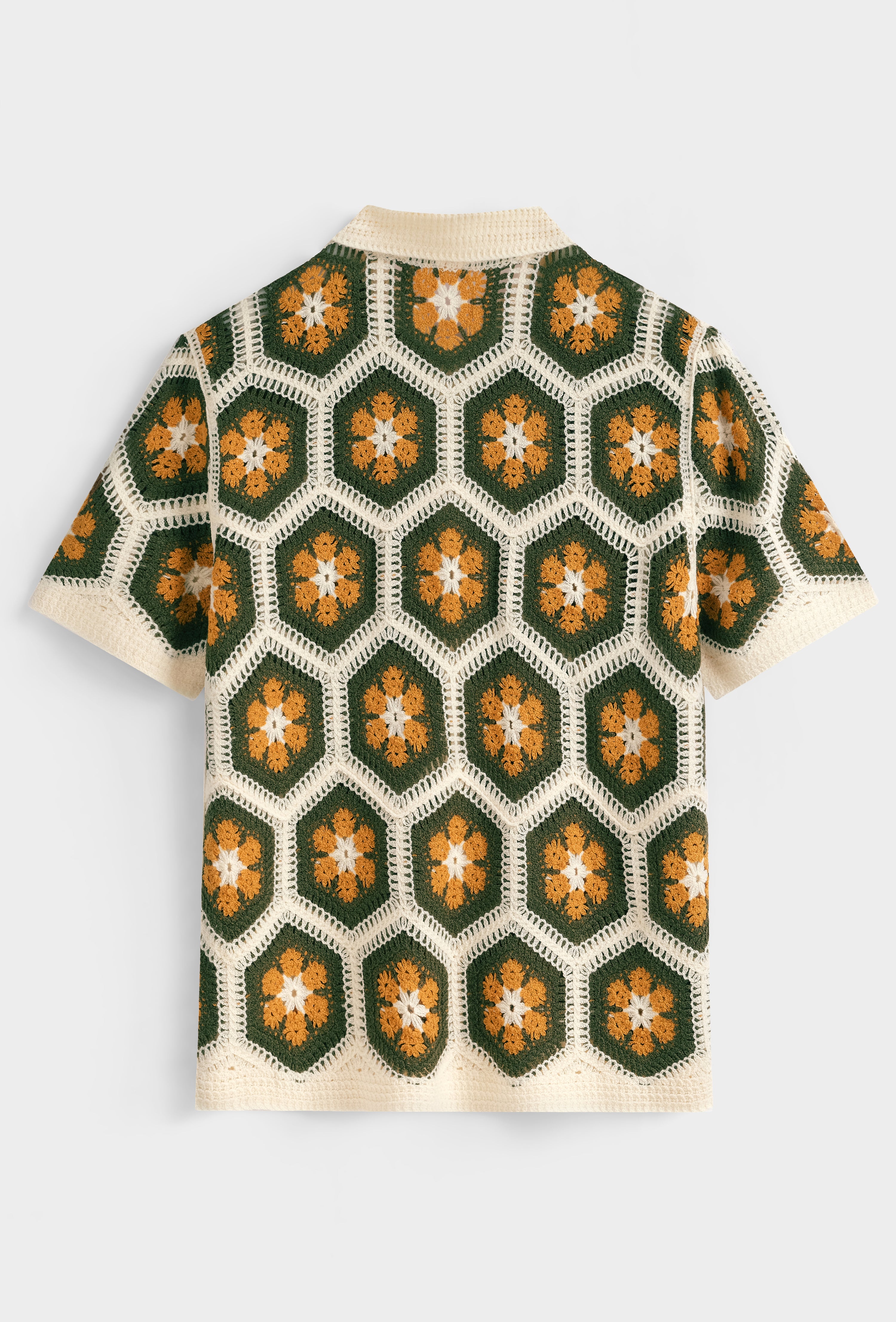 Chemise tricot motif floral
