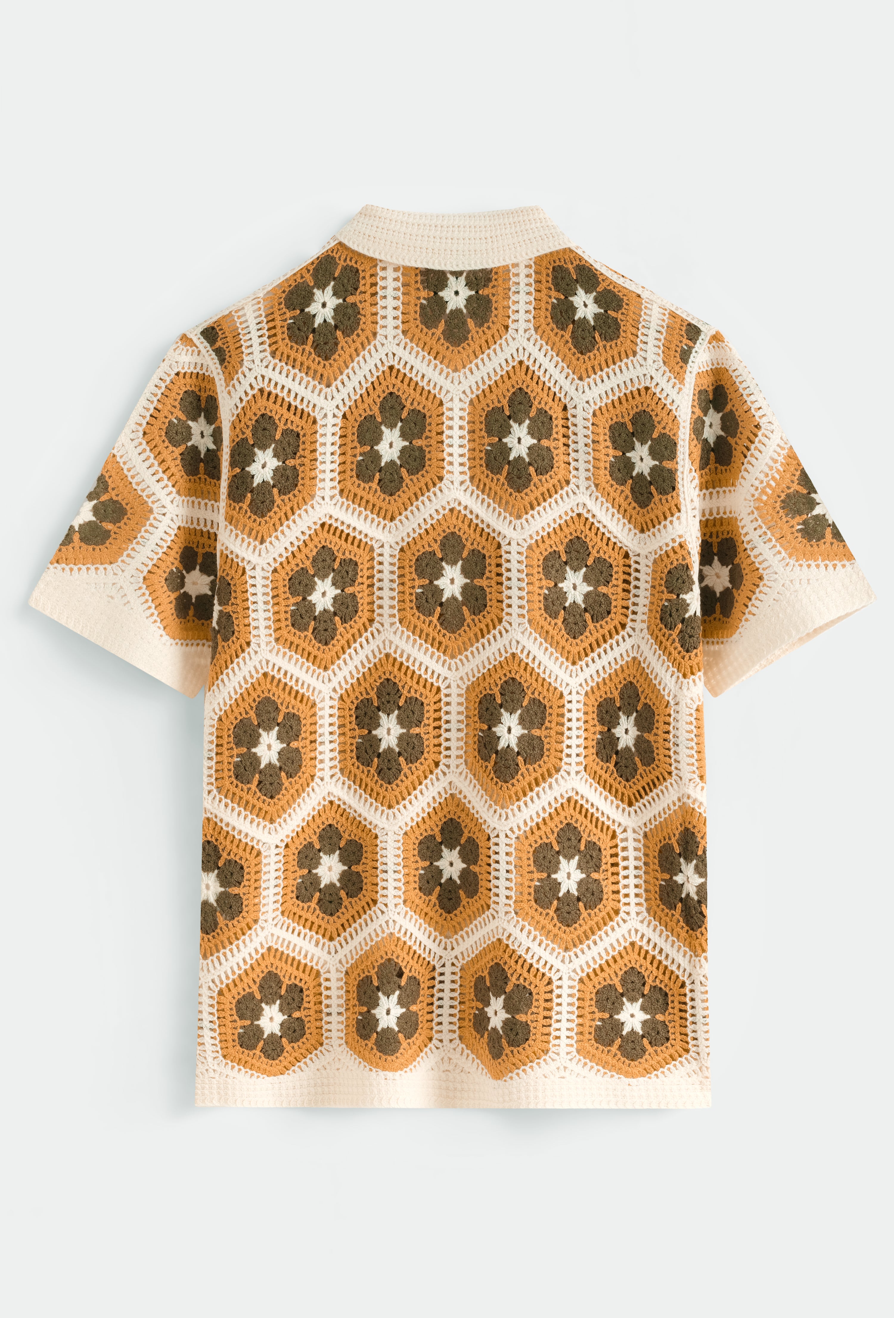 Chemise tricot motif floral