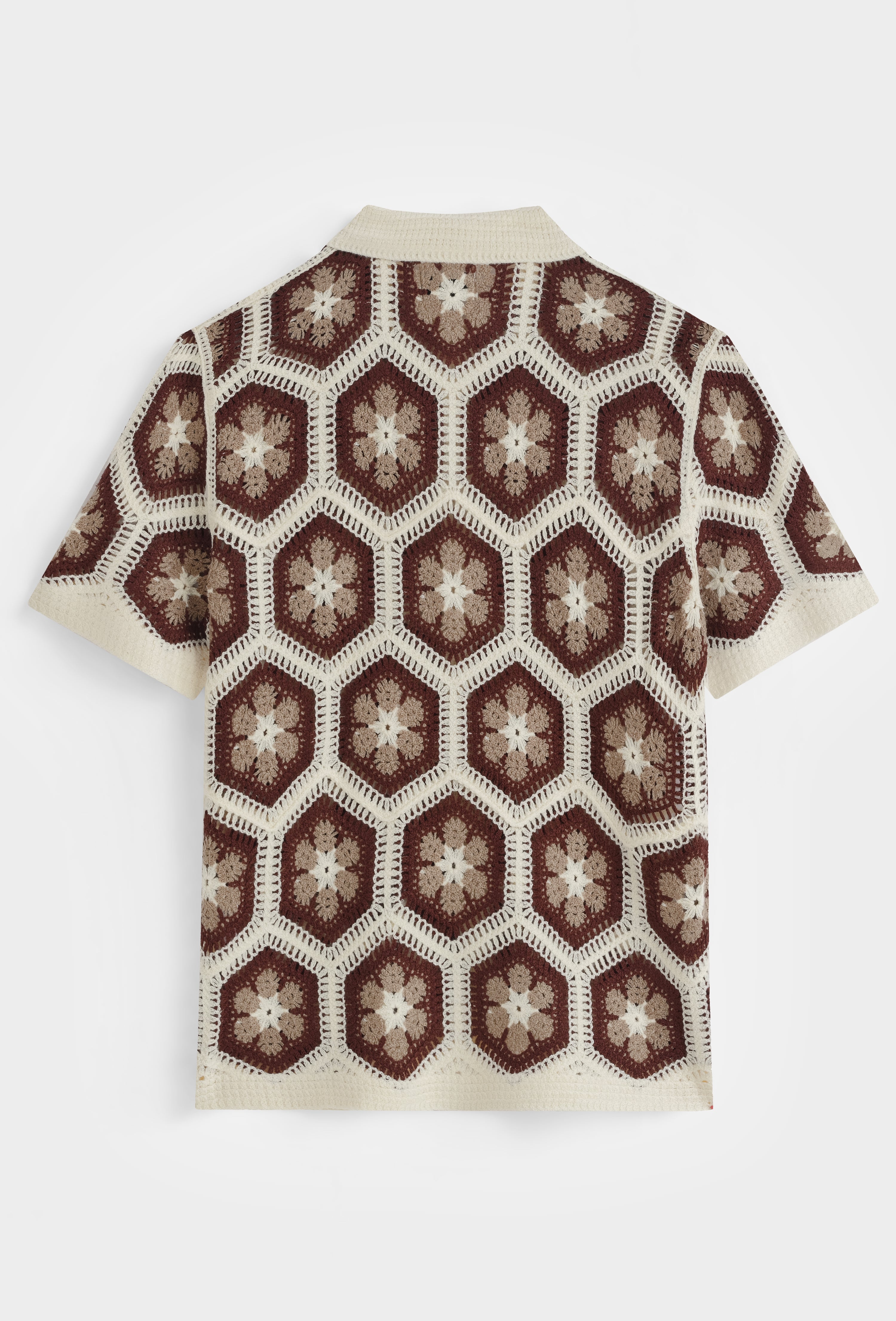 Chemise tricot motif floral