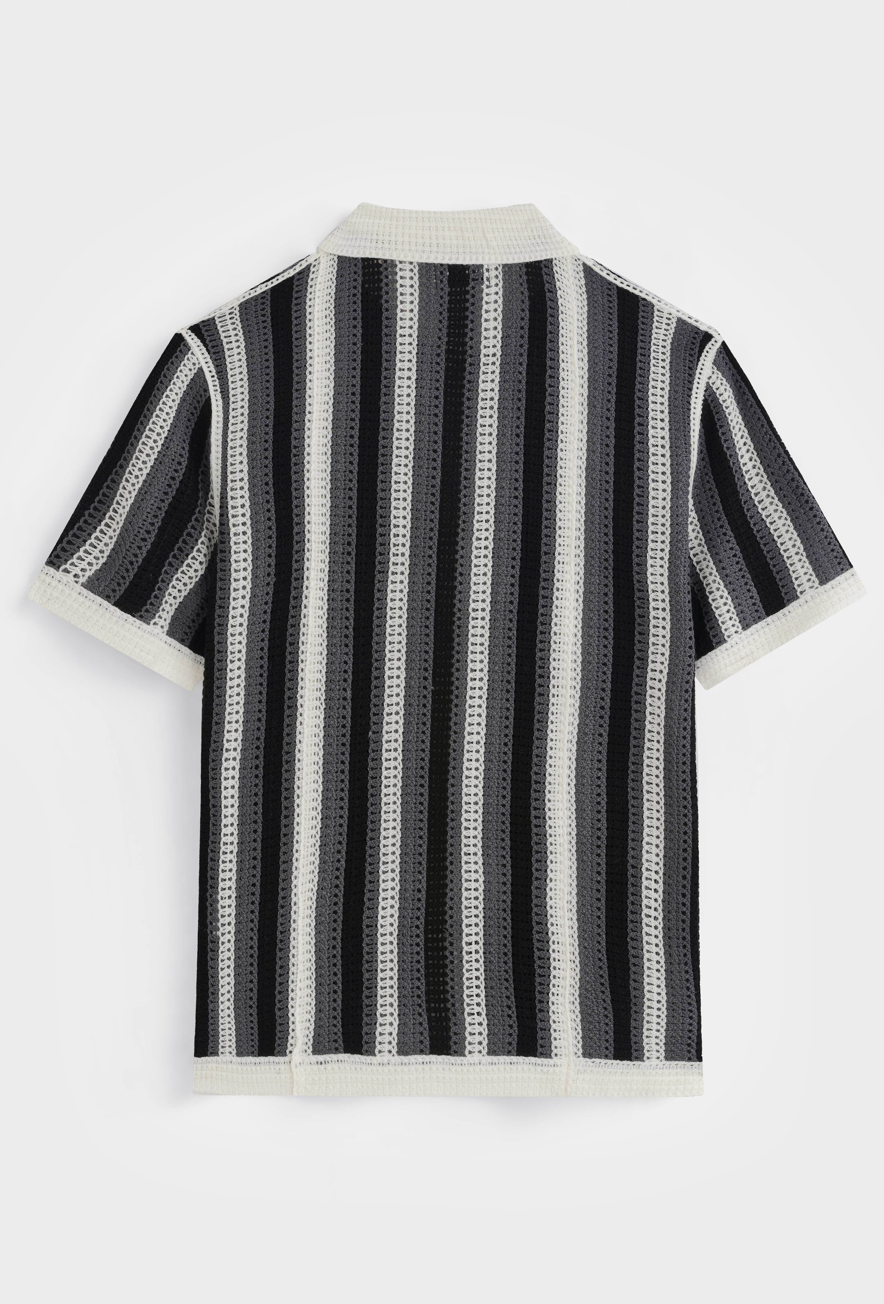 Ensemble polo short rayé