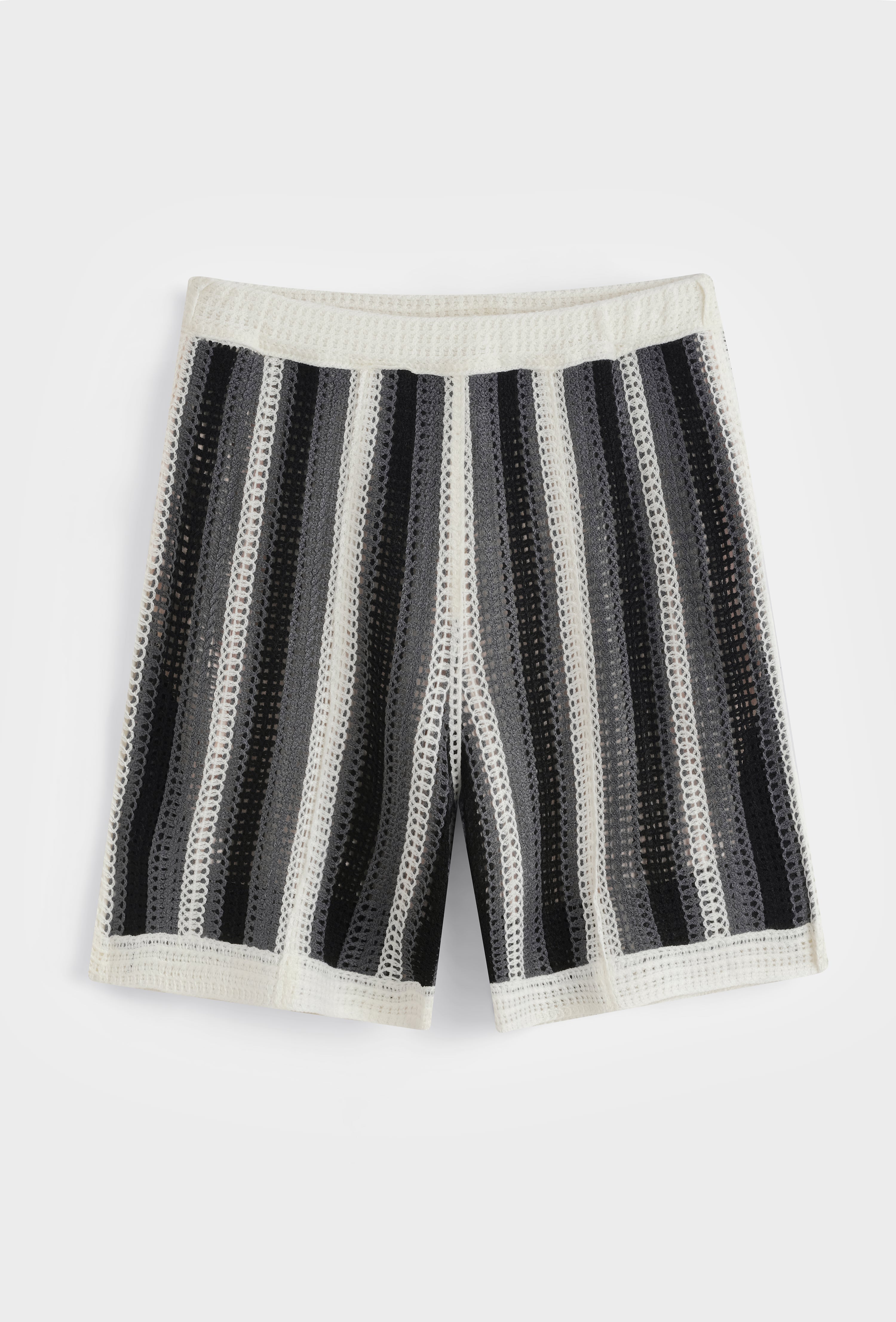 Ensemble polo short rayé