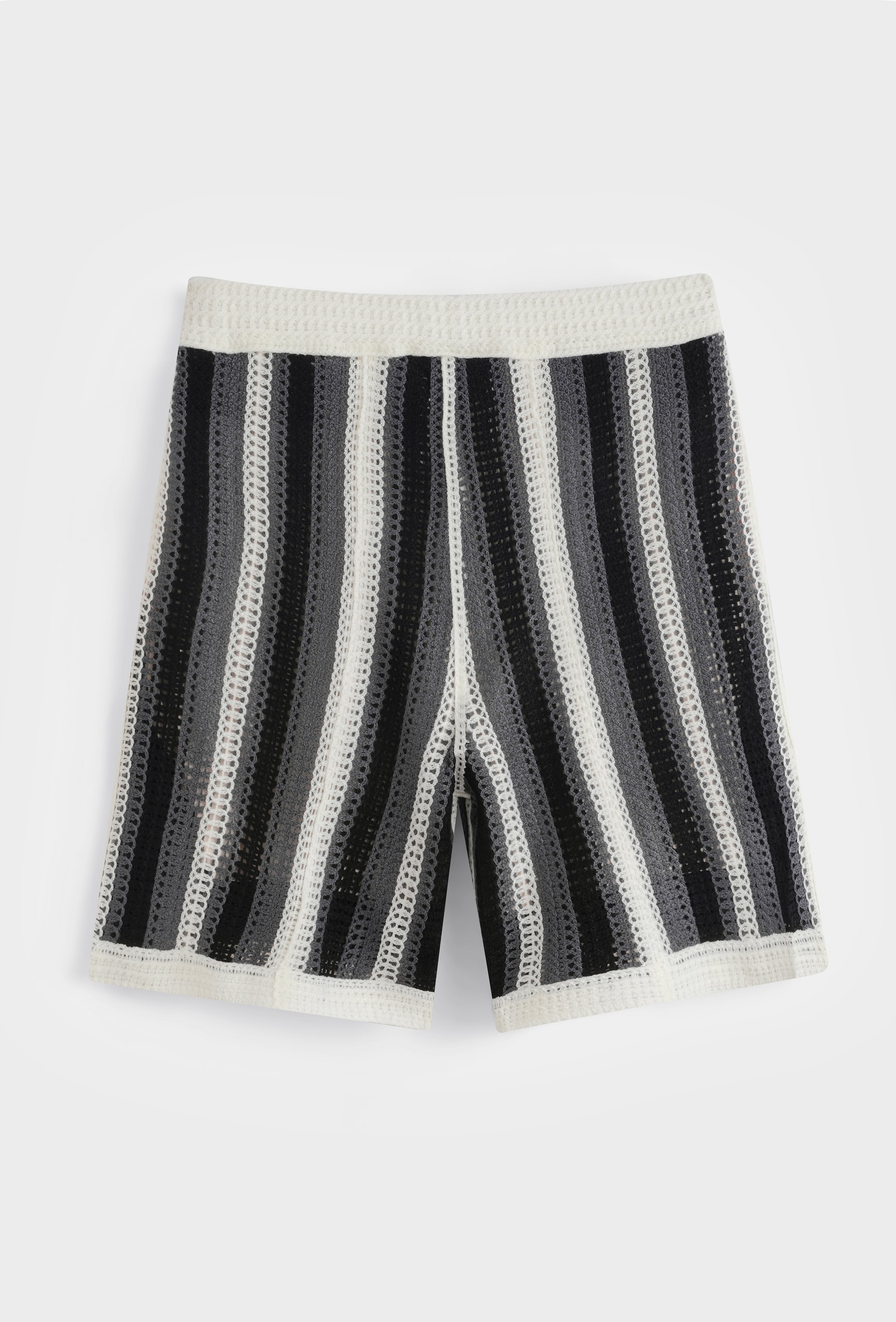 Ensemble polo short rayé