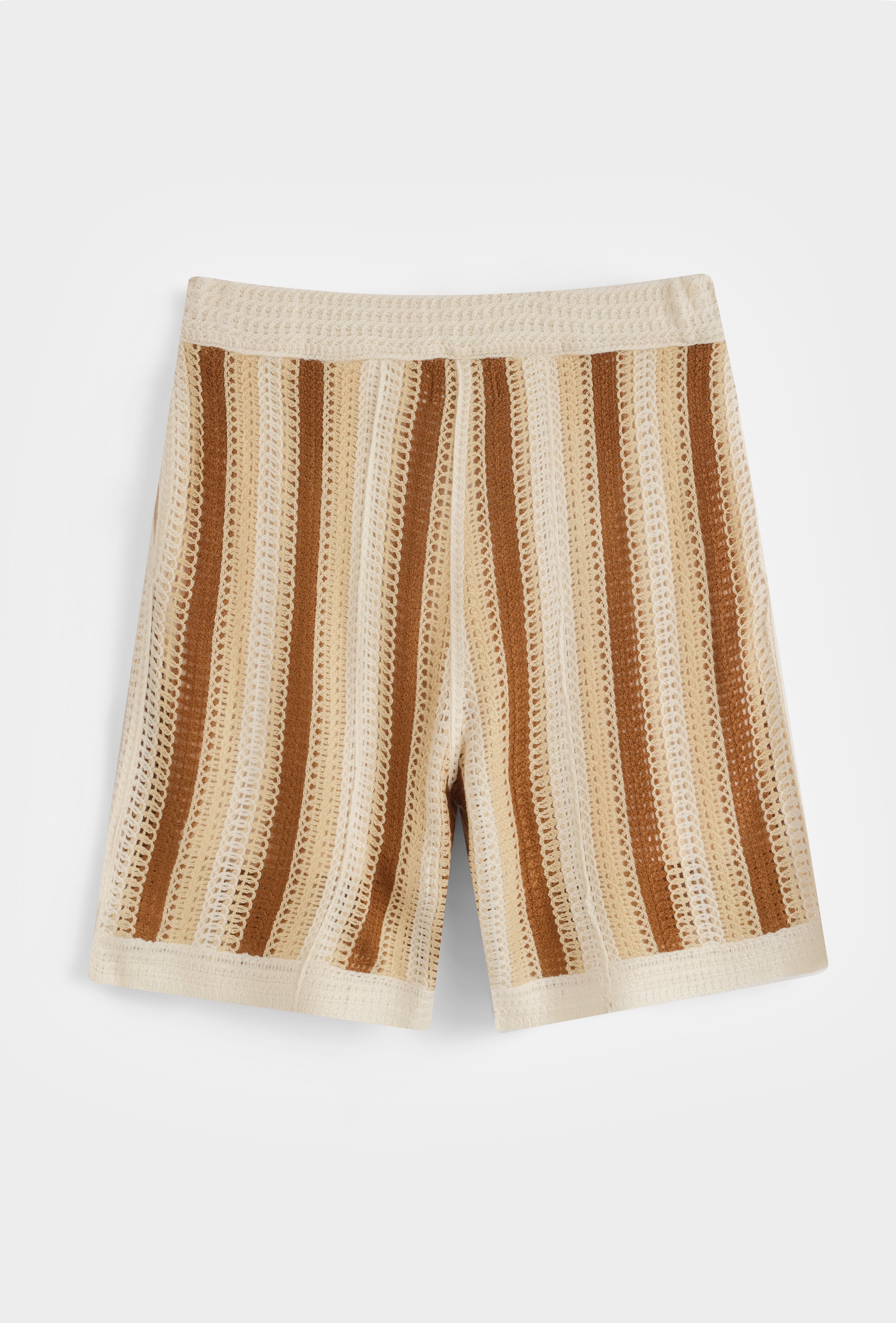 Ensemble polo short rayé