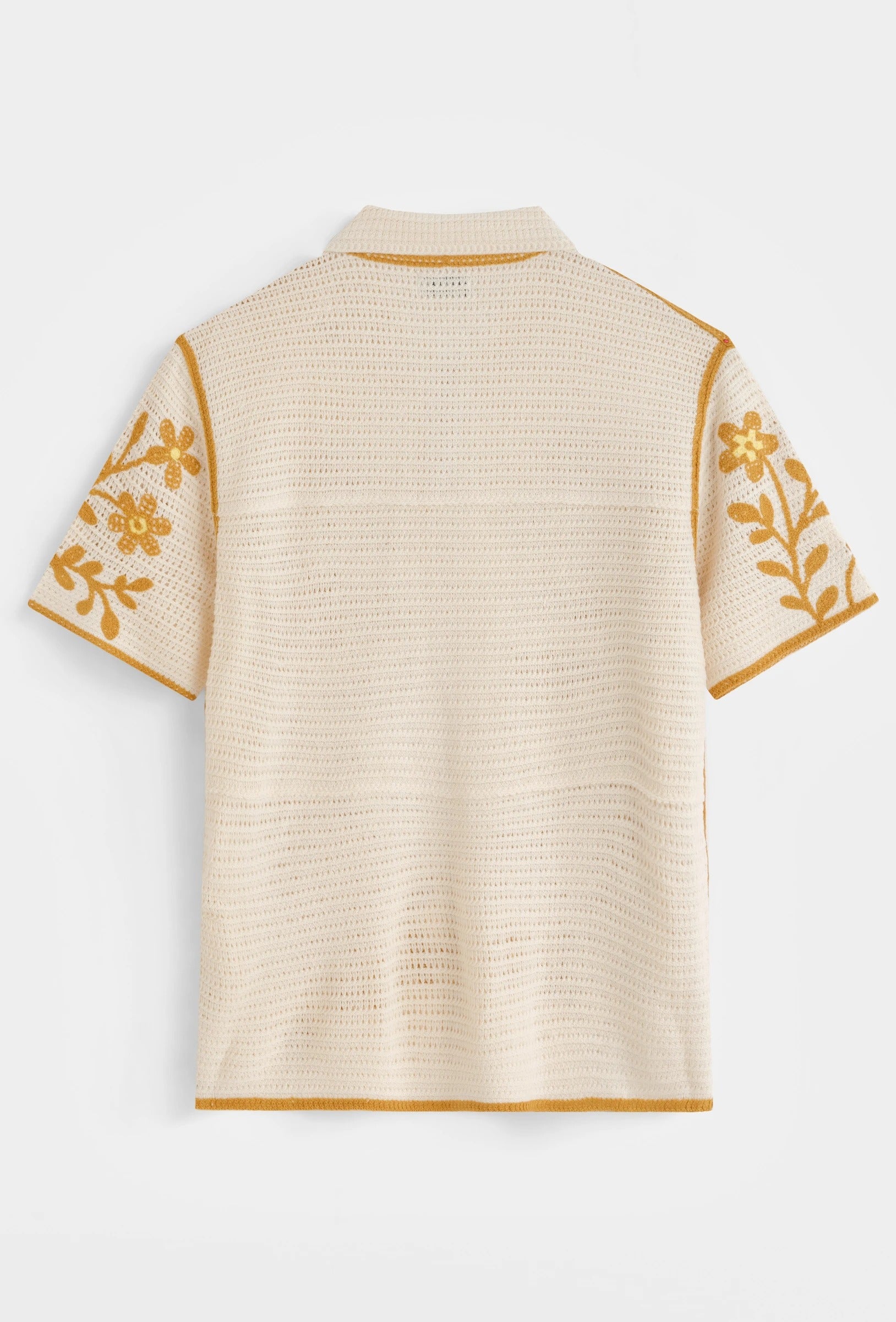 Chemise brodée style resort