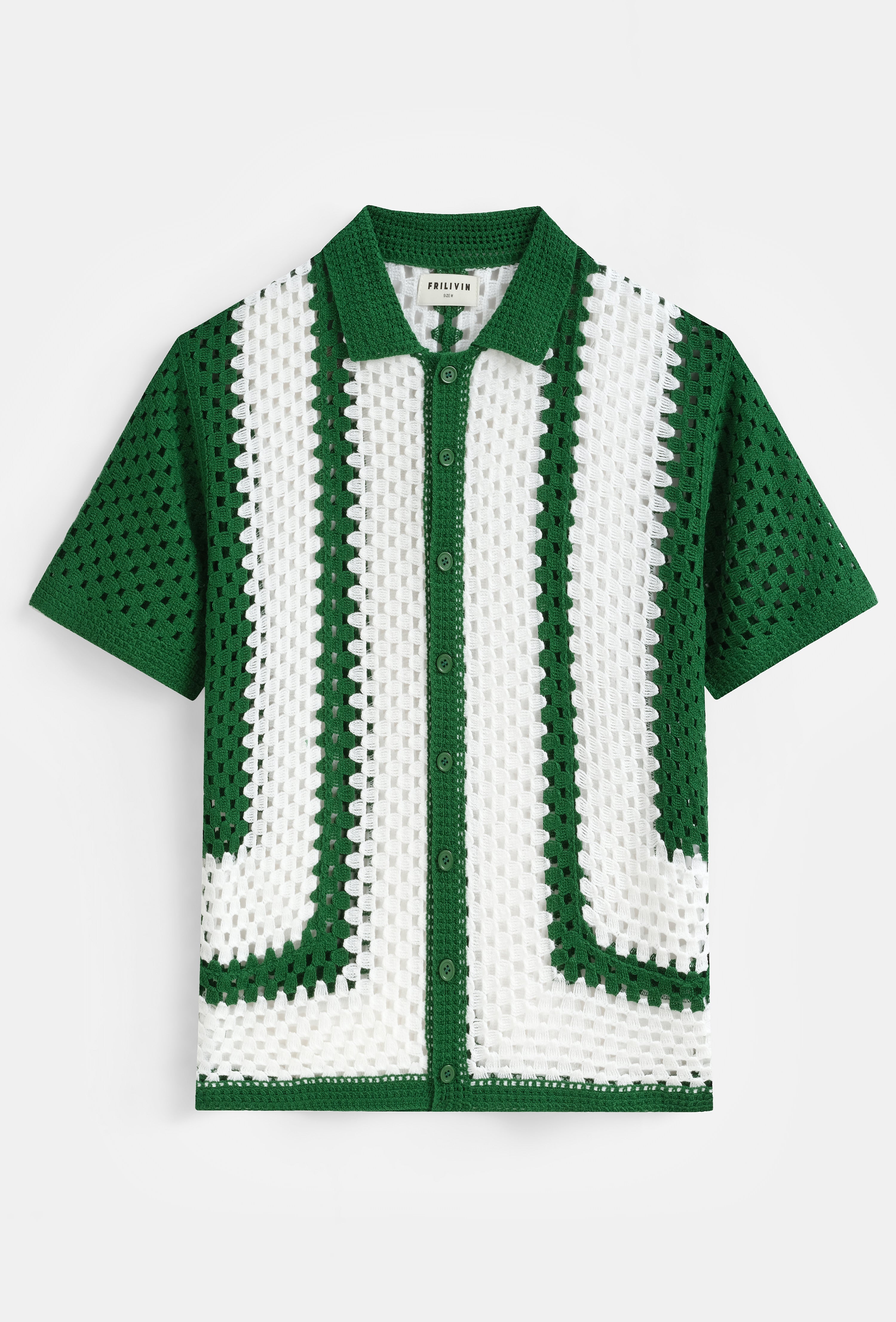 Ensemble chemise short crochet