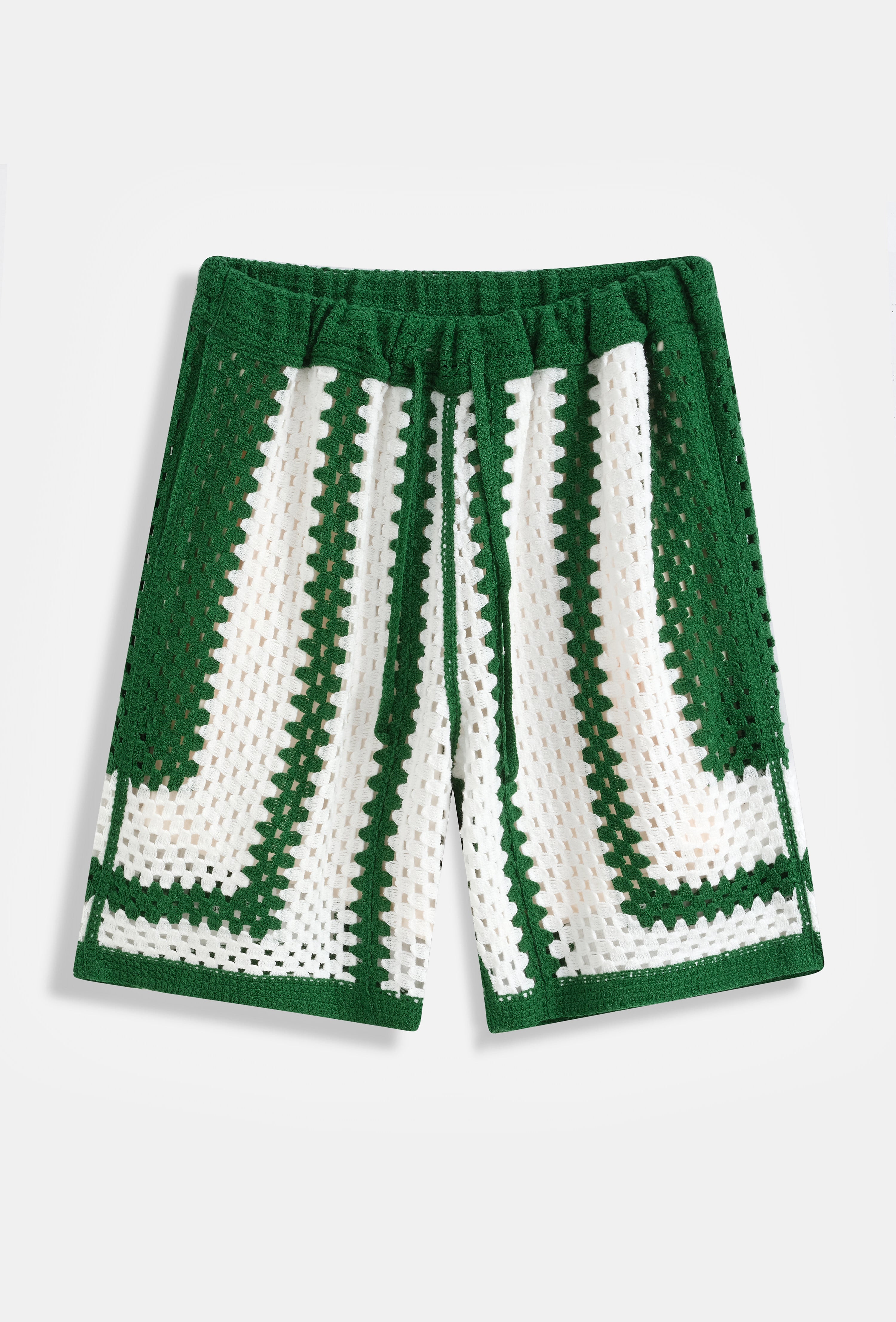 Ensemble chemise short crochet