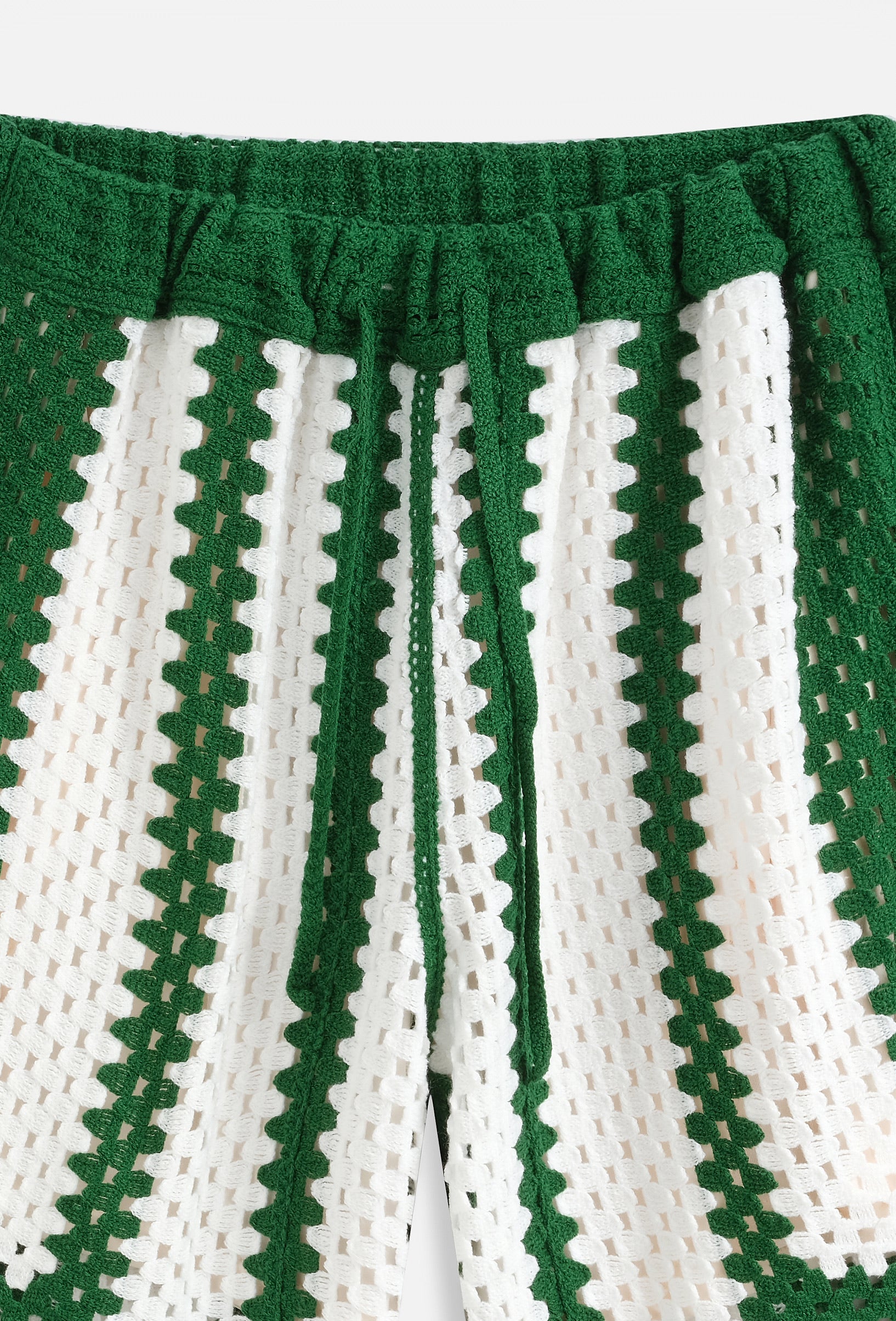 Ensemble chemise short crochet