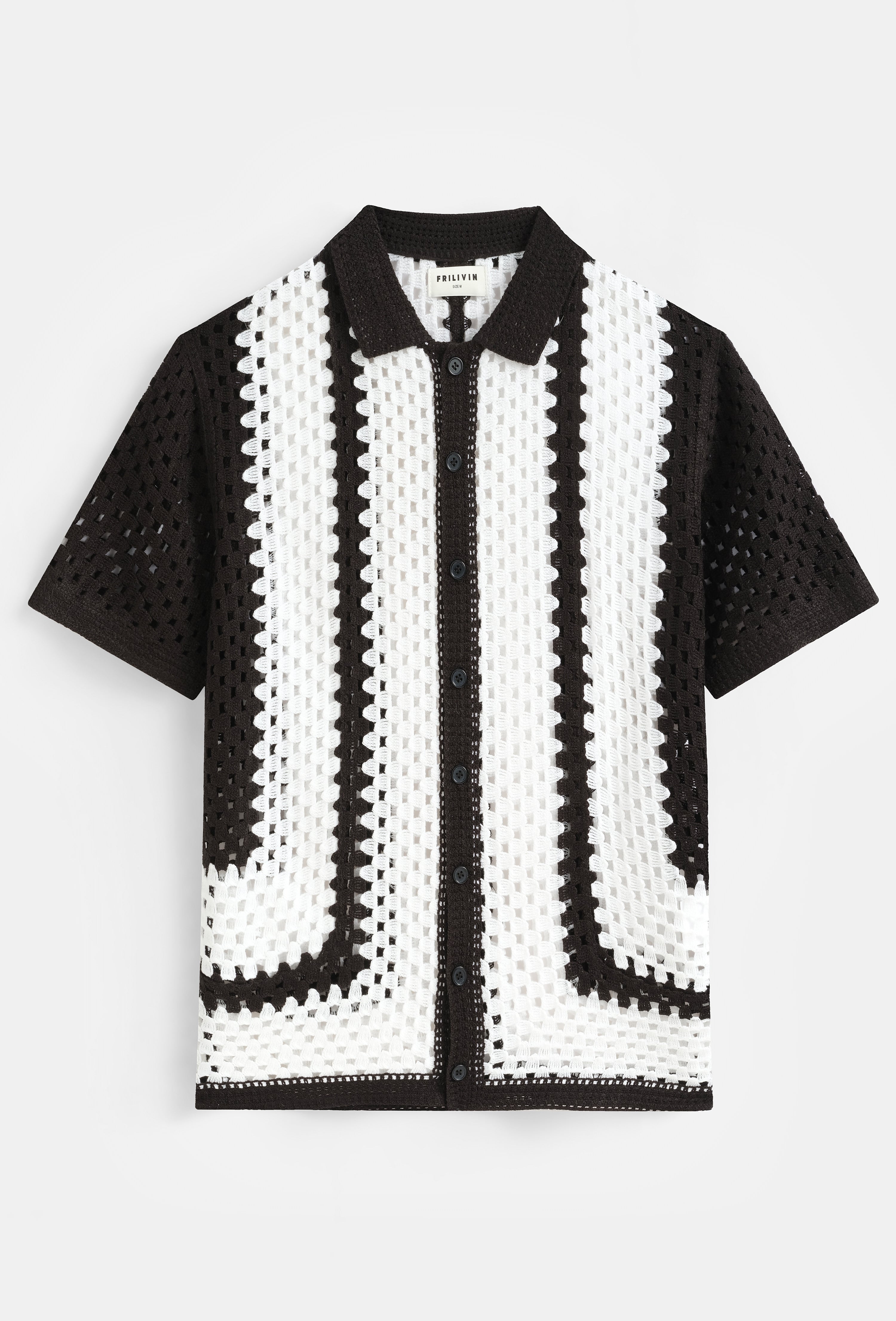 Ensemble chemise short crochet