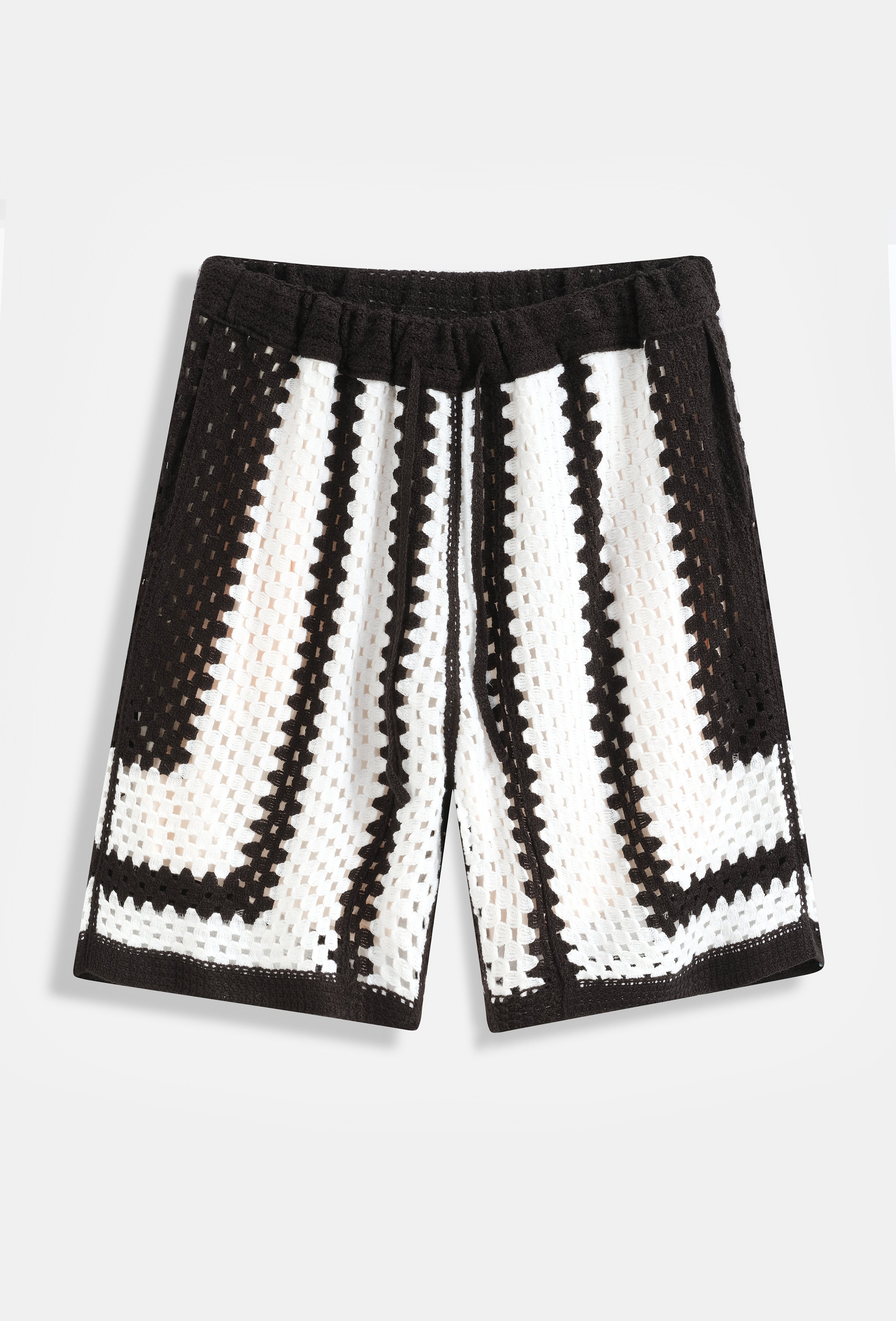 Ensemble chemise short crochet
