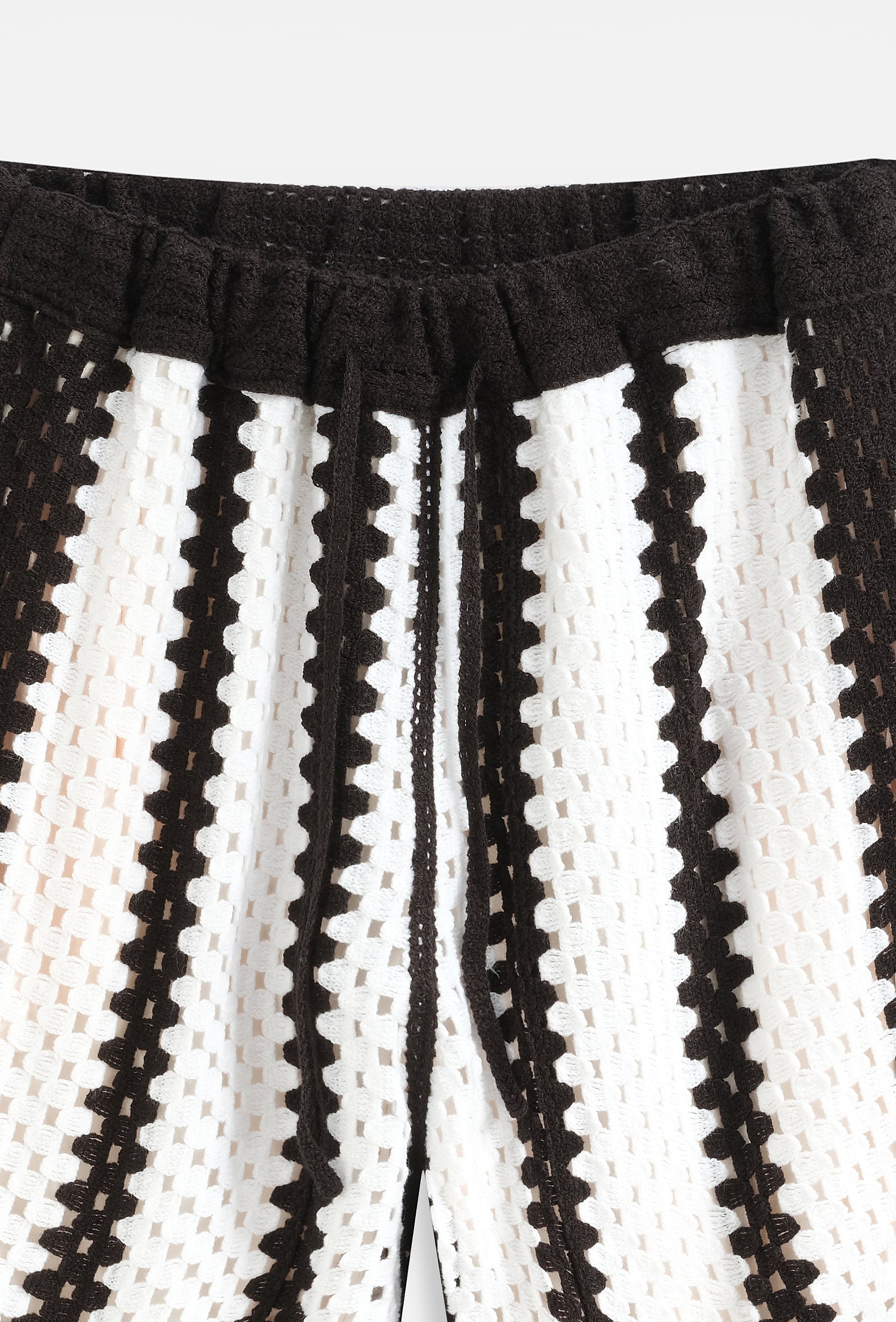 Ensemble chemise short crochet
