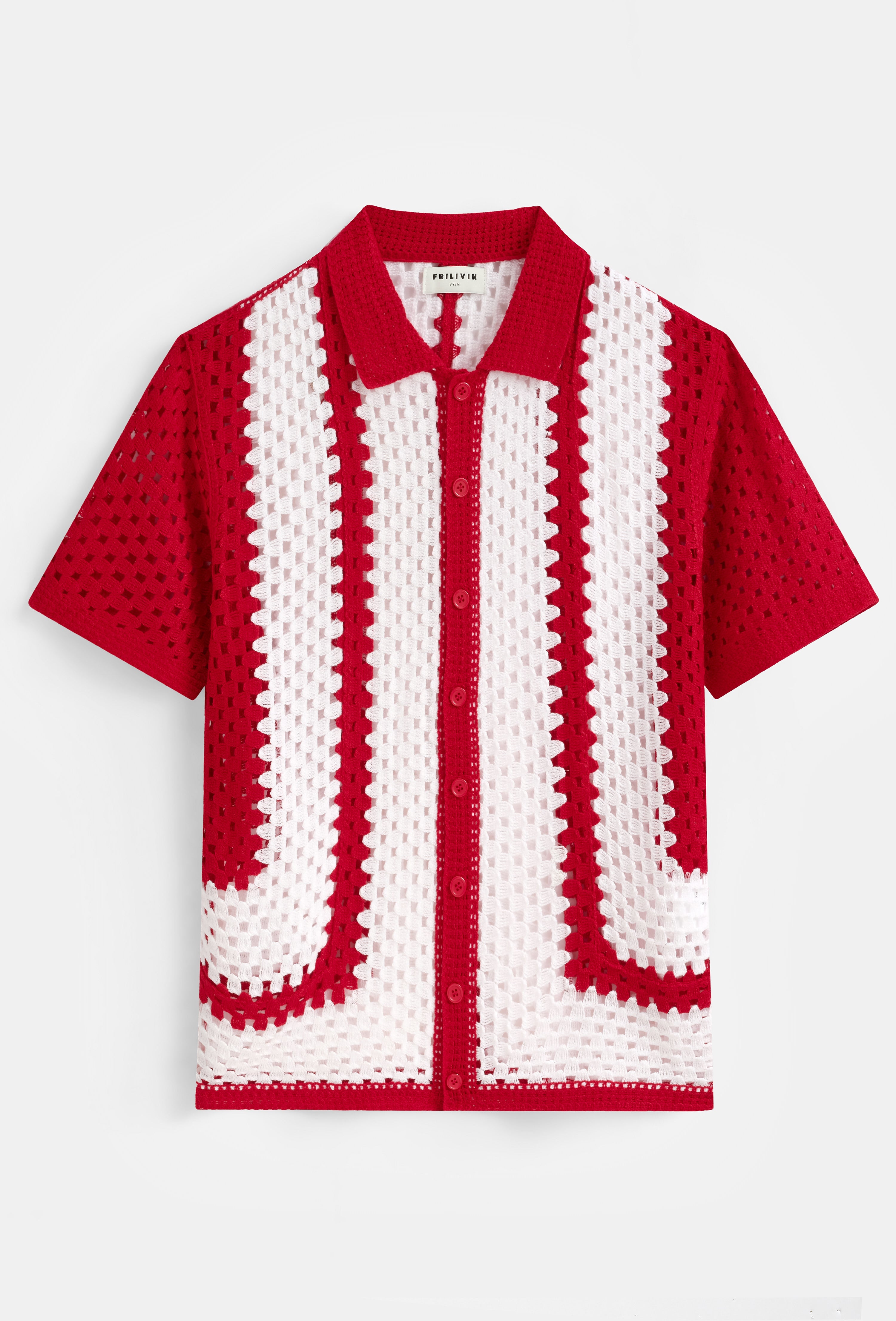 Ensemble chemise short crochet