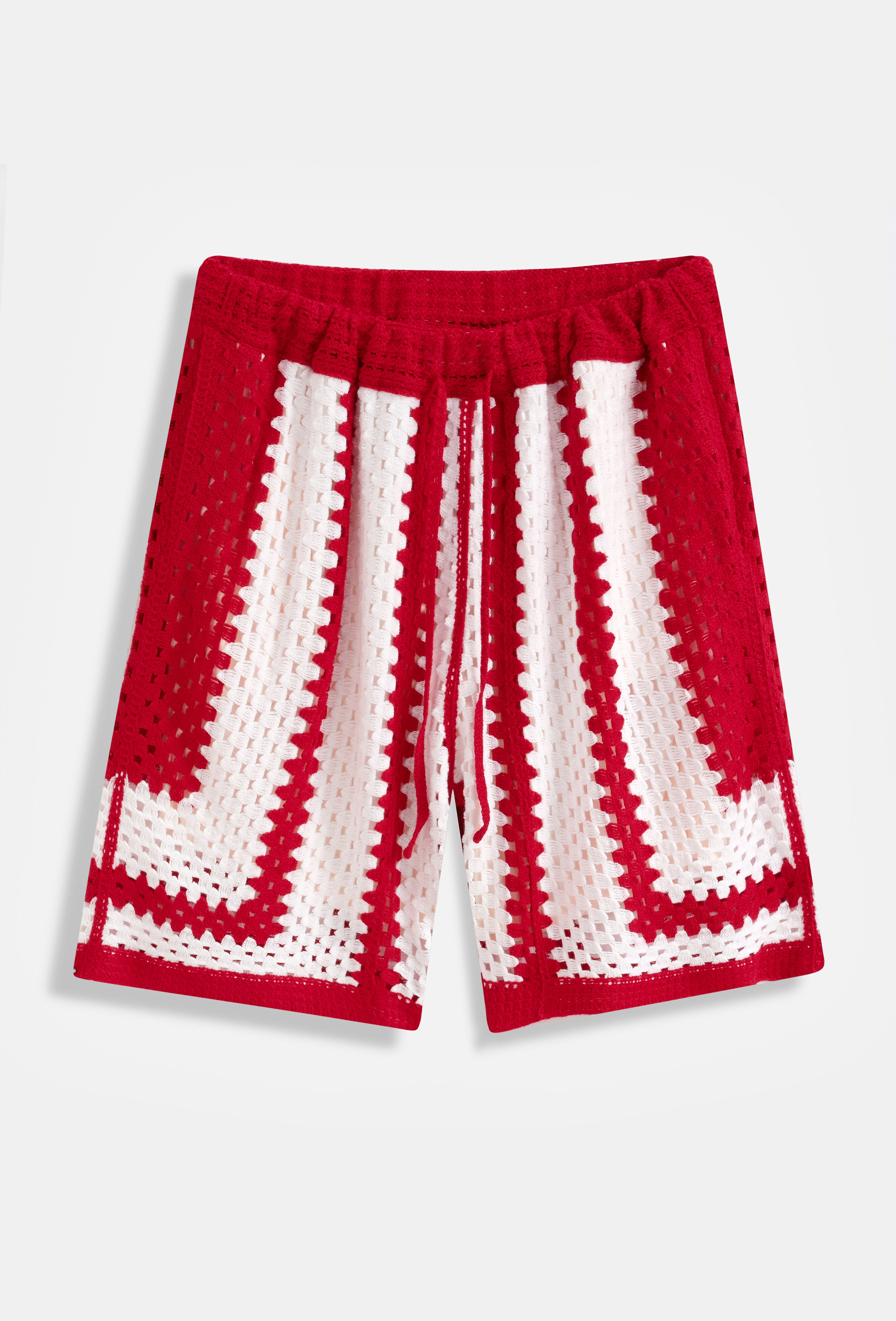 Ensemble chemise short crochet
