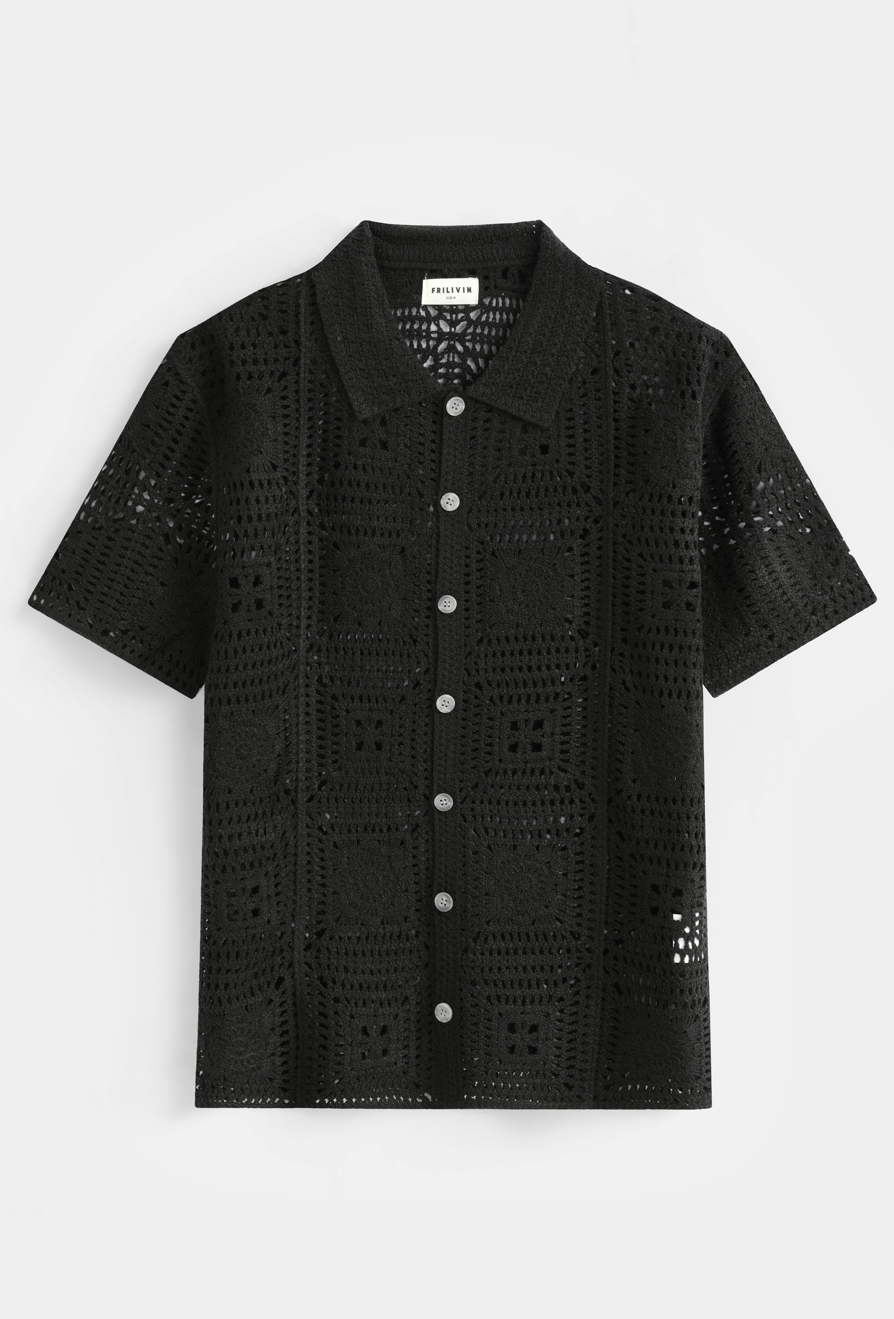 Chemise ajourée casual