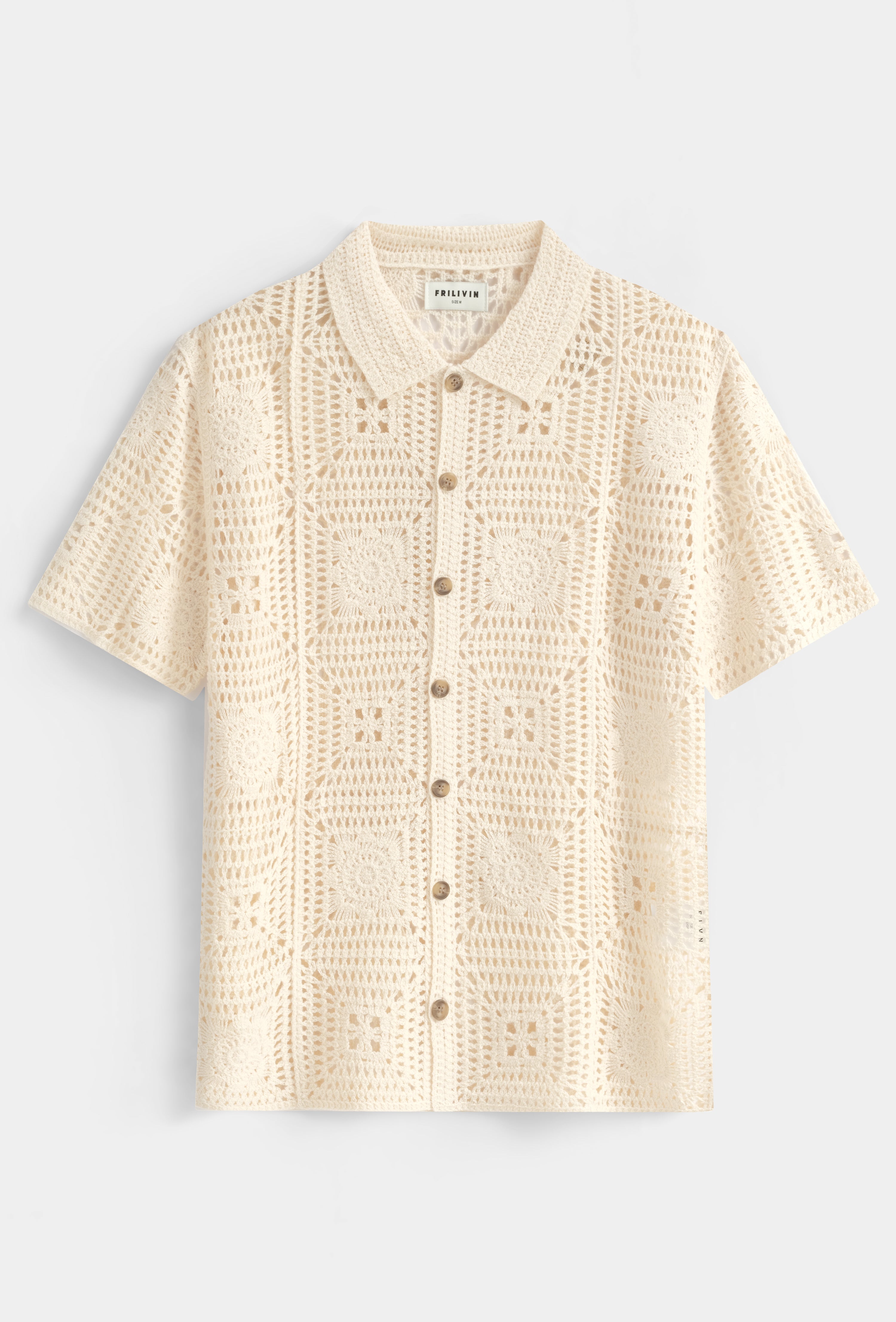 Chemise ajourée casual